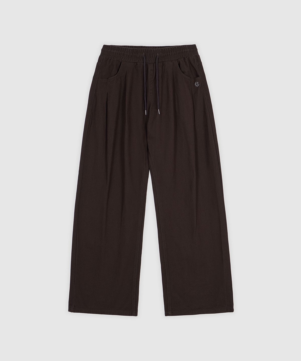 헤인트(HAINT) EVOA EASY DRAWSTRING COTTON PANTS 2COL_BROWN