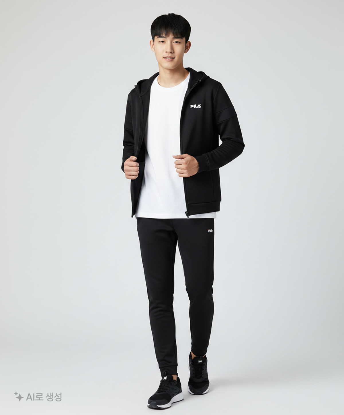 휠라(FILA) 후드 집업 110