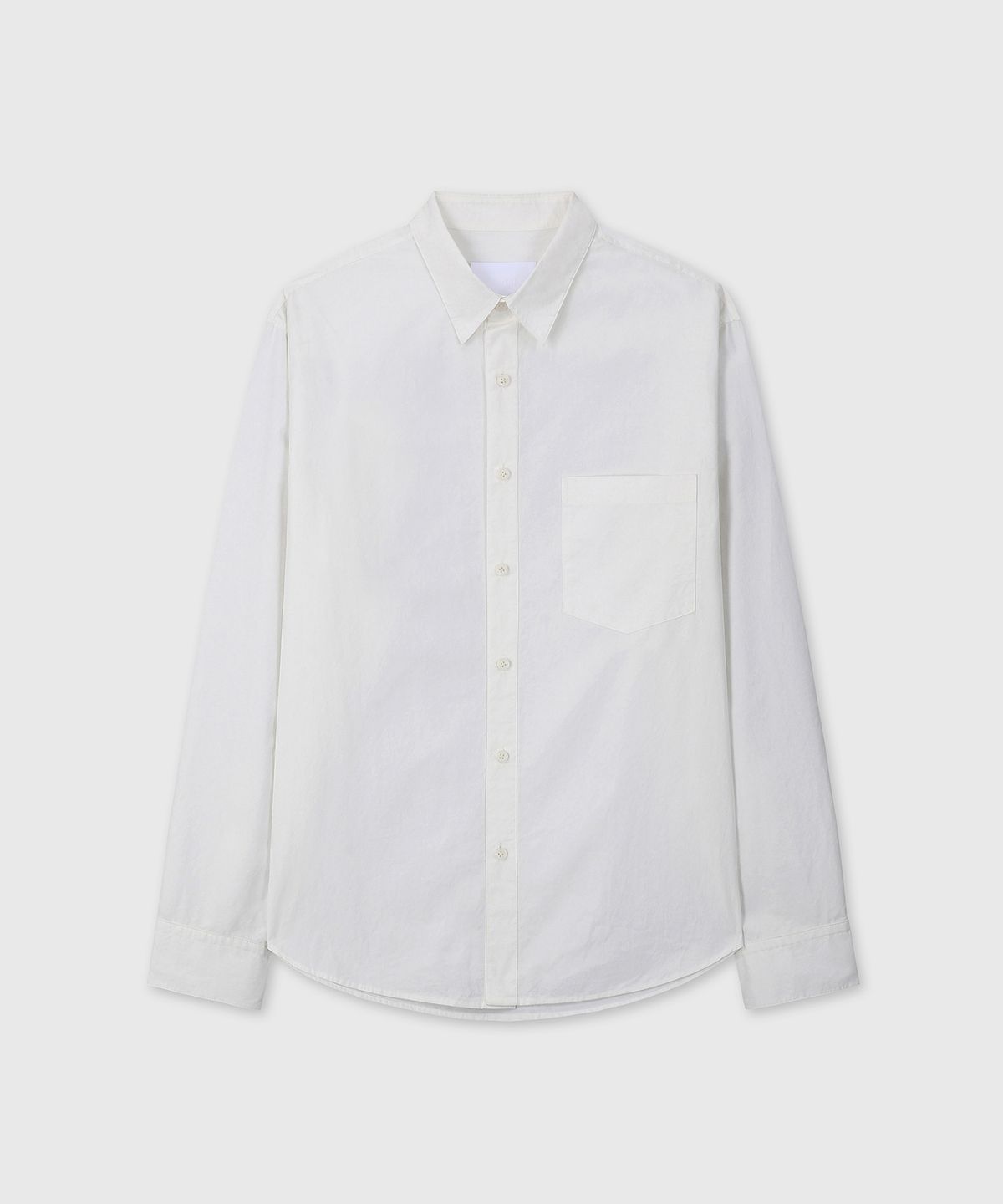 다이브인(DIVEIN) WASHED STANDARD COTTON SHIRTS (WHITE)