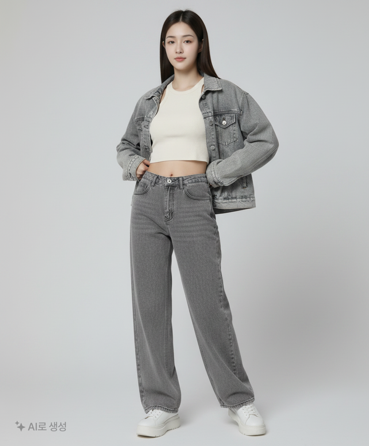 굿라이프웍스(GLW) 청/데님 팬츠 M