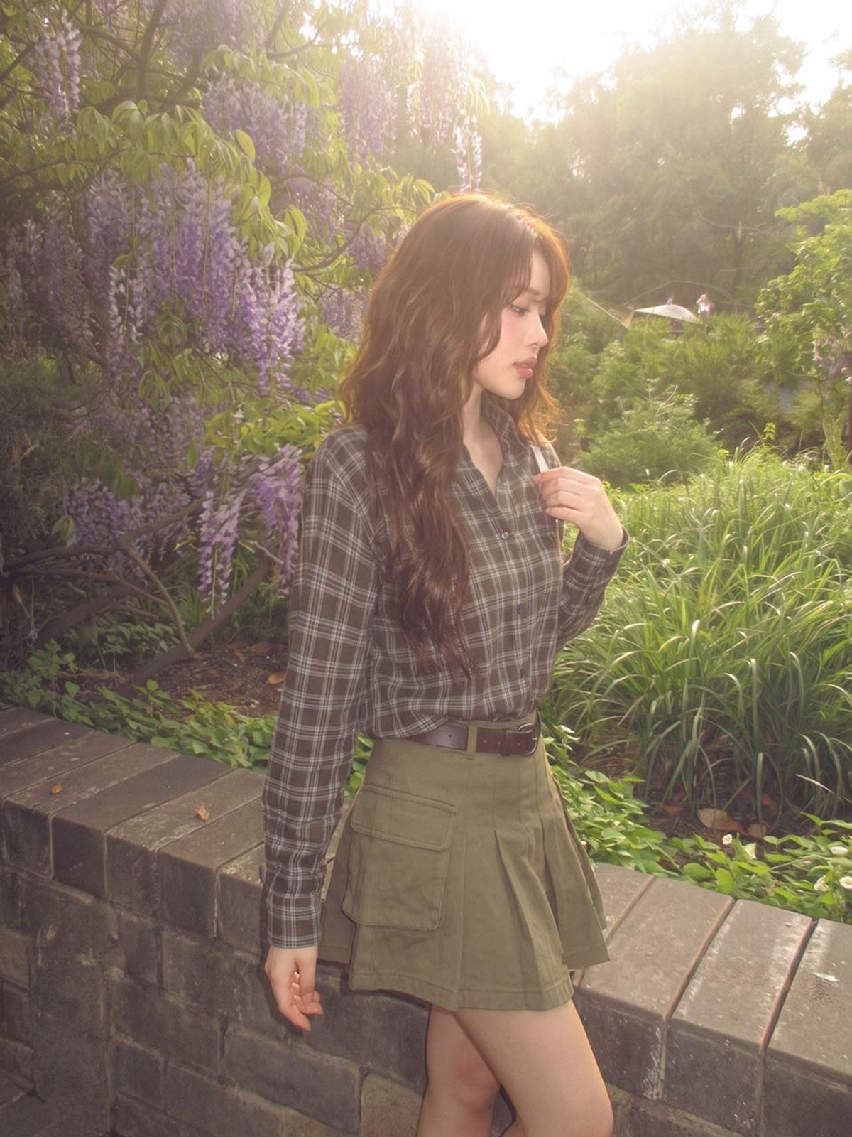 쿨키튼(KOOLKITTEN) Classic Plaid Button-Up Shirt 2colors