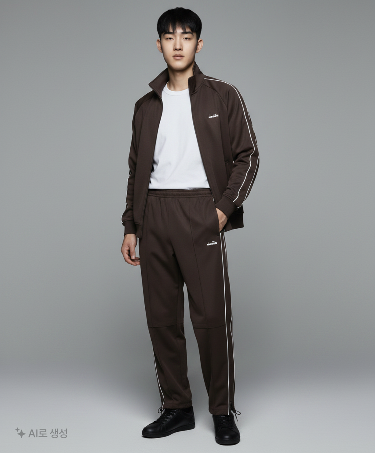 디아도라(diadora) 몬텔로 에센셜 우븐 팬츠 BLACK 100