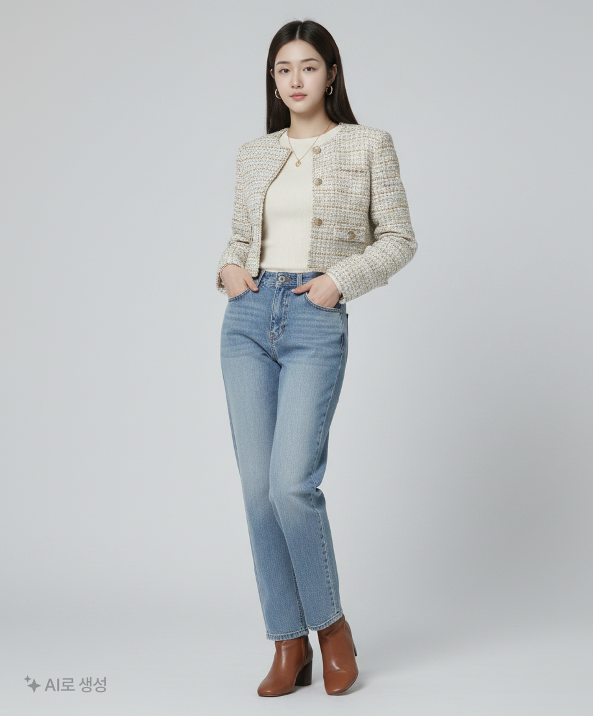글로니(GLOWNY) 청/데님 팬츠 S
