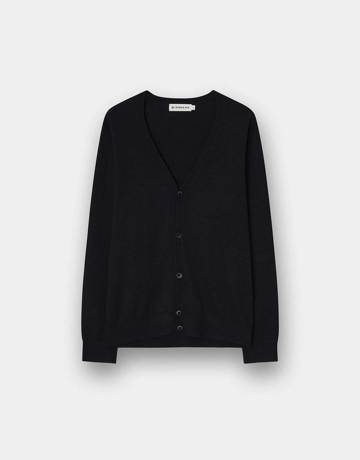 지오다노(GIORDANO) 12gg  울혼방 브이넥 긴팔 가디건 056903 [2color]