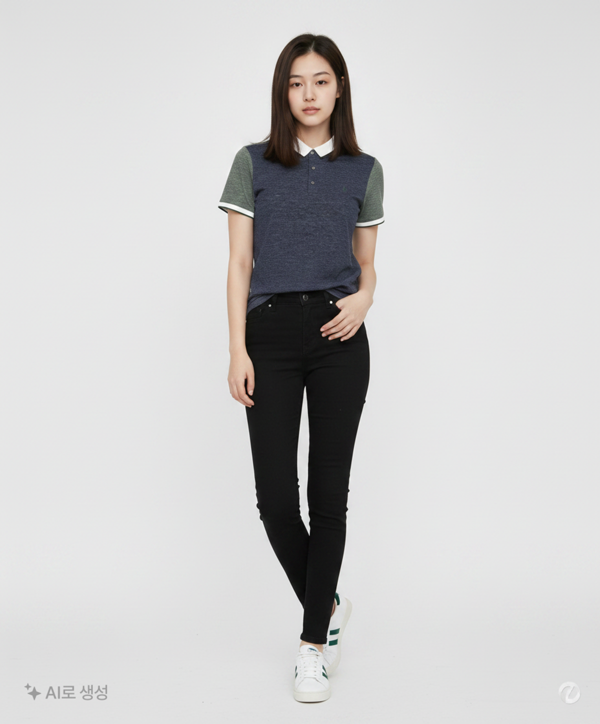 빈폴(BEAN POLE) 피케/카라 티셔츠 100