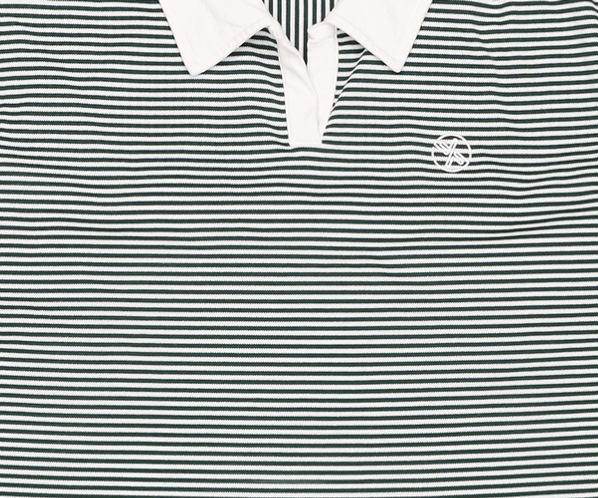 젝시믹스(XEXYMIX) 오픈 카라 백 러플 숏슬리브 XFK2QS1203 XL