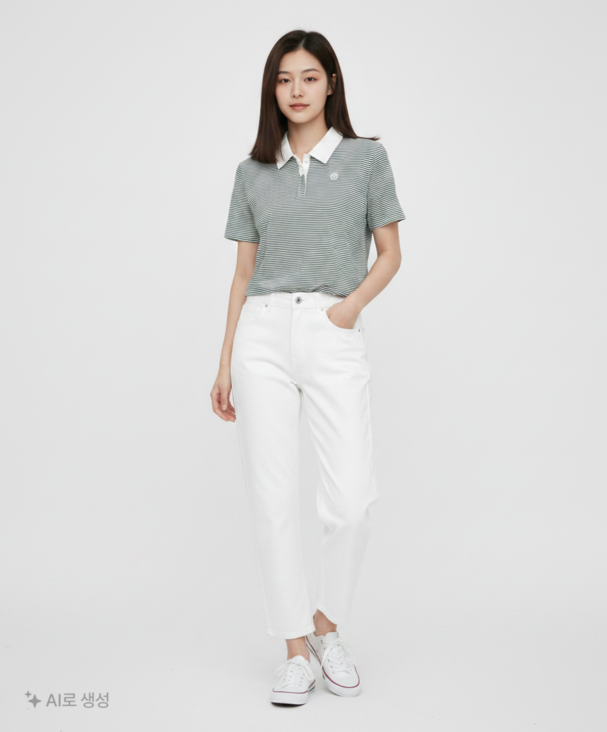 젝시믹스(XEXYMIX) 오픈 카라 백 러플 숏슬리브 XFK2QS1203 XL