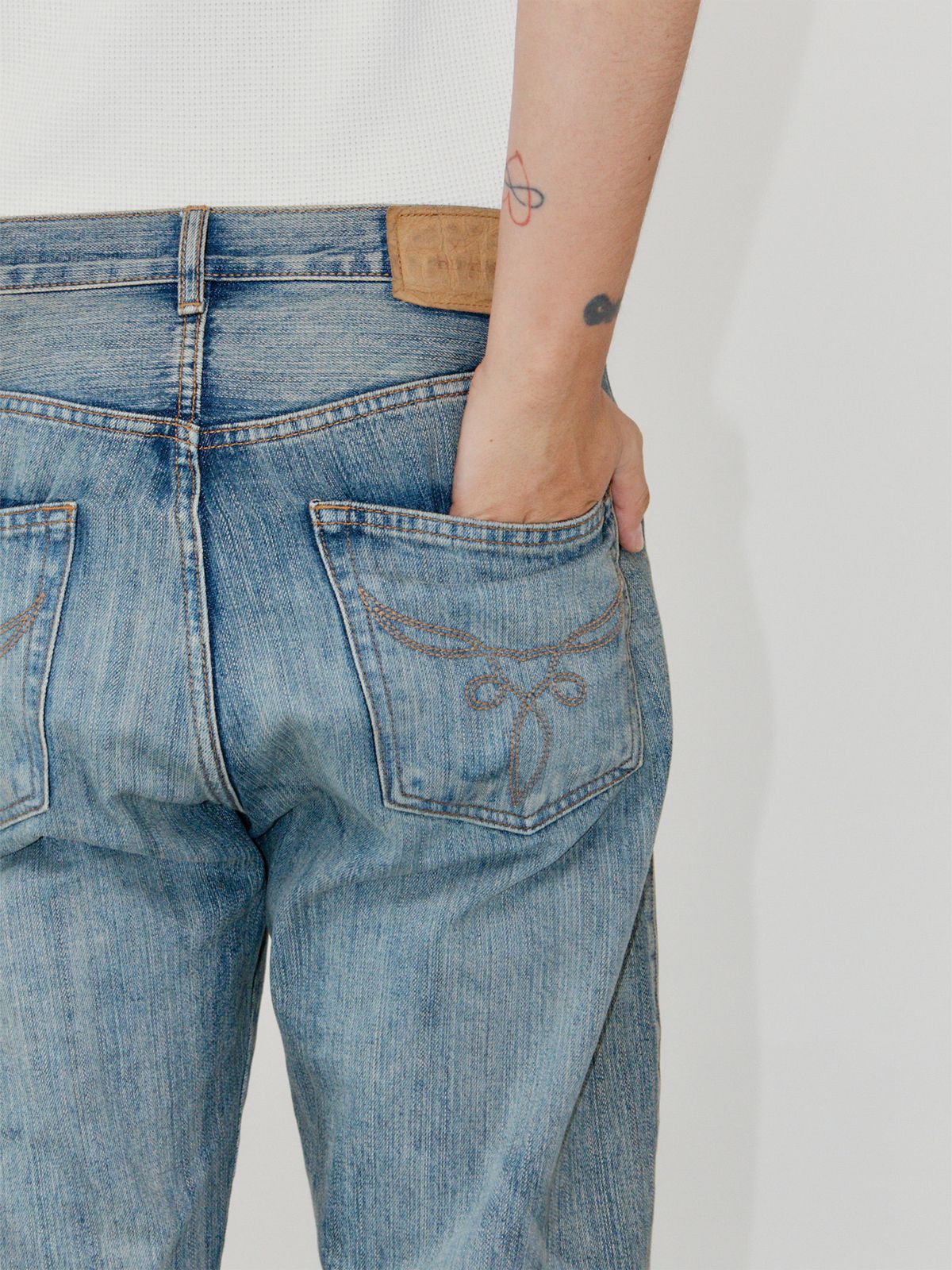 이히하(YEEHEEHAA) 90s washed denim PT