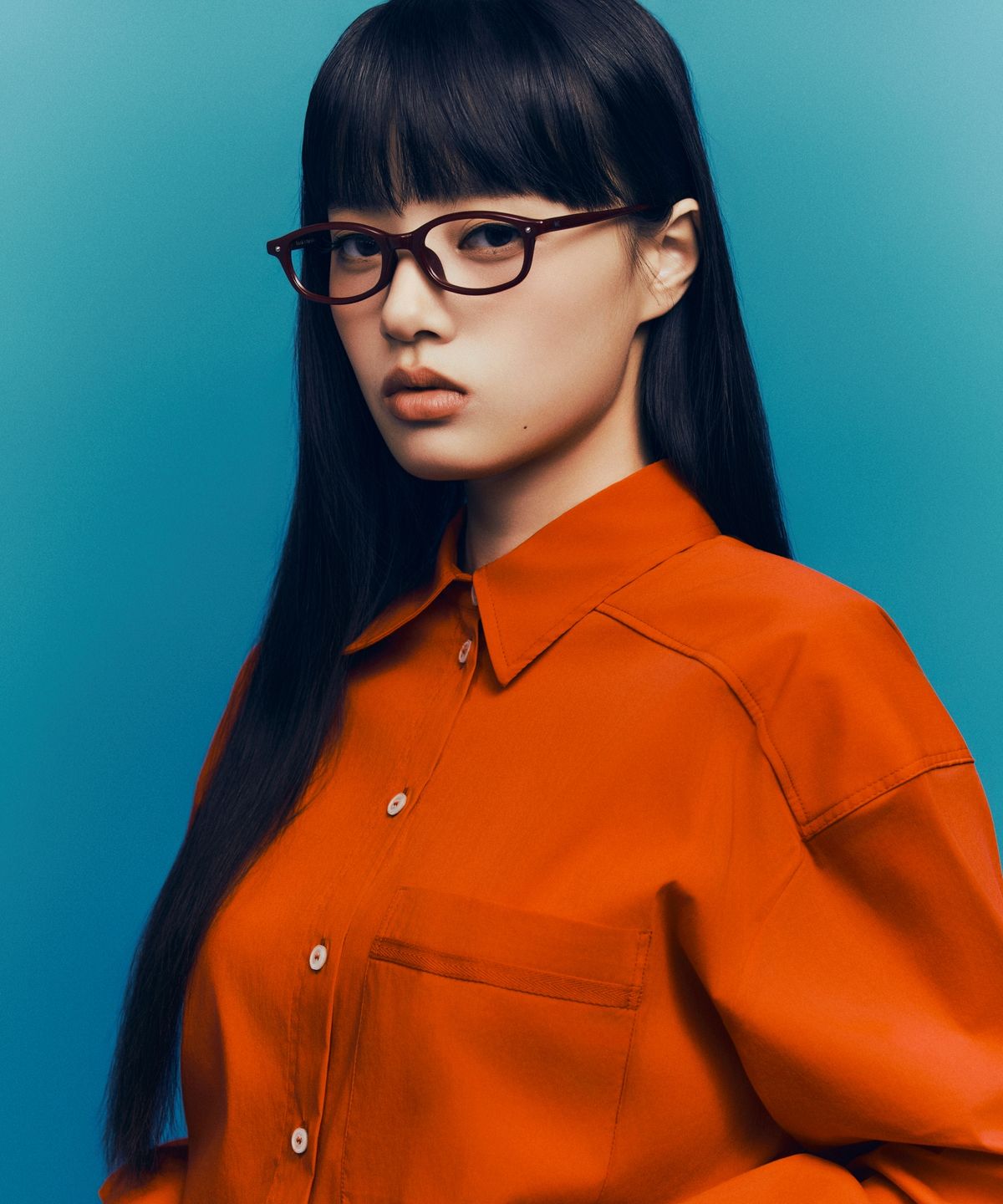 래쉬(LASH) [RAY CODE] JUNE 스퀘어 안경 / 블루라이트 차단 렌즈 3colors