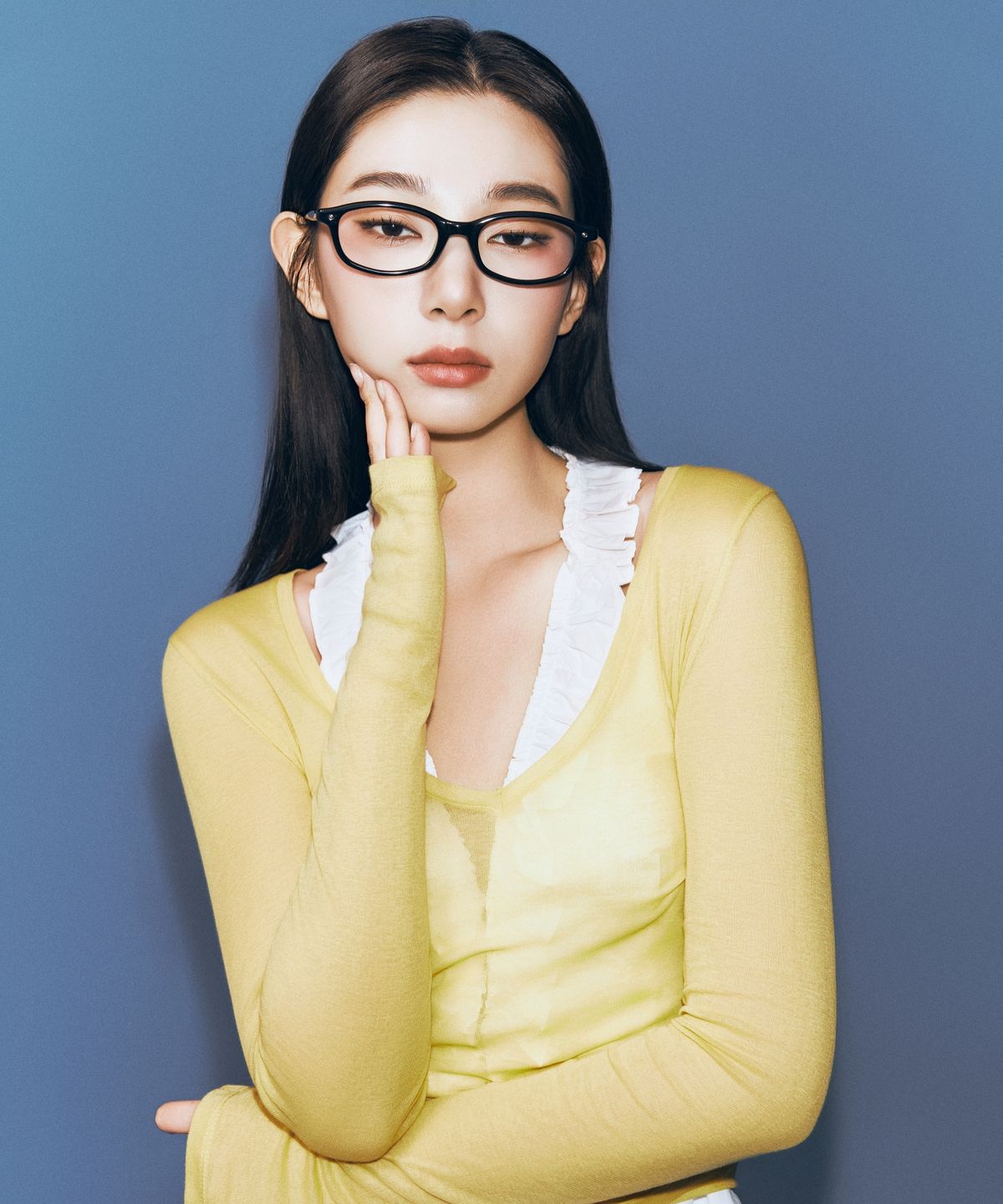 래쉬(LASH) [RAY CODE] JUNE 스퀘어 안경 / 블루라이트 차단 렌즈 3colors