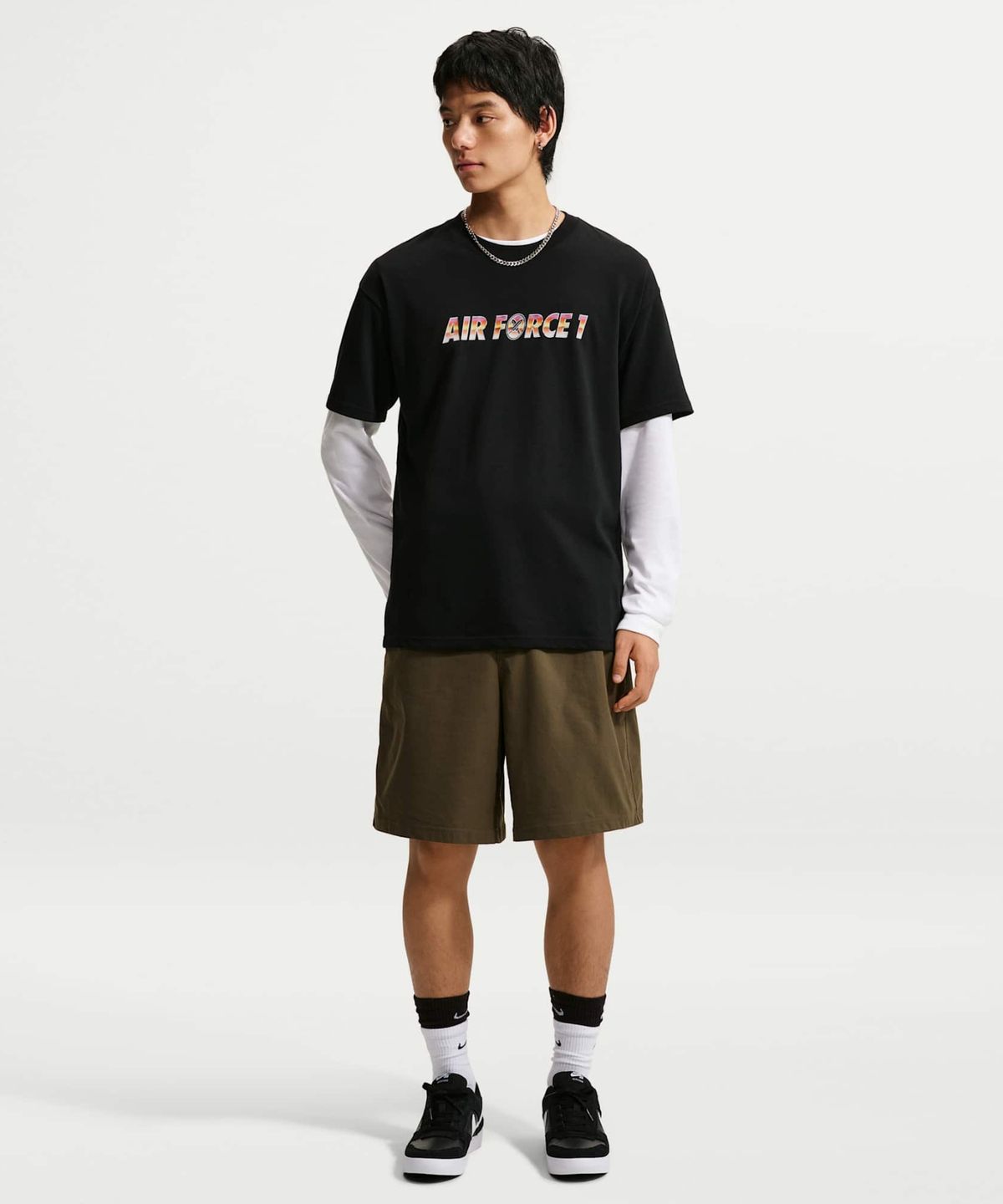 나이키(NIKE) SB 호리고메 유토 스케이트보딩 티셔츠 M - 블랙 / IM4433-010