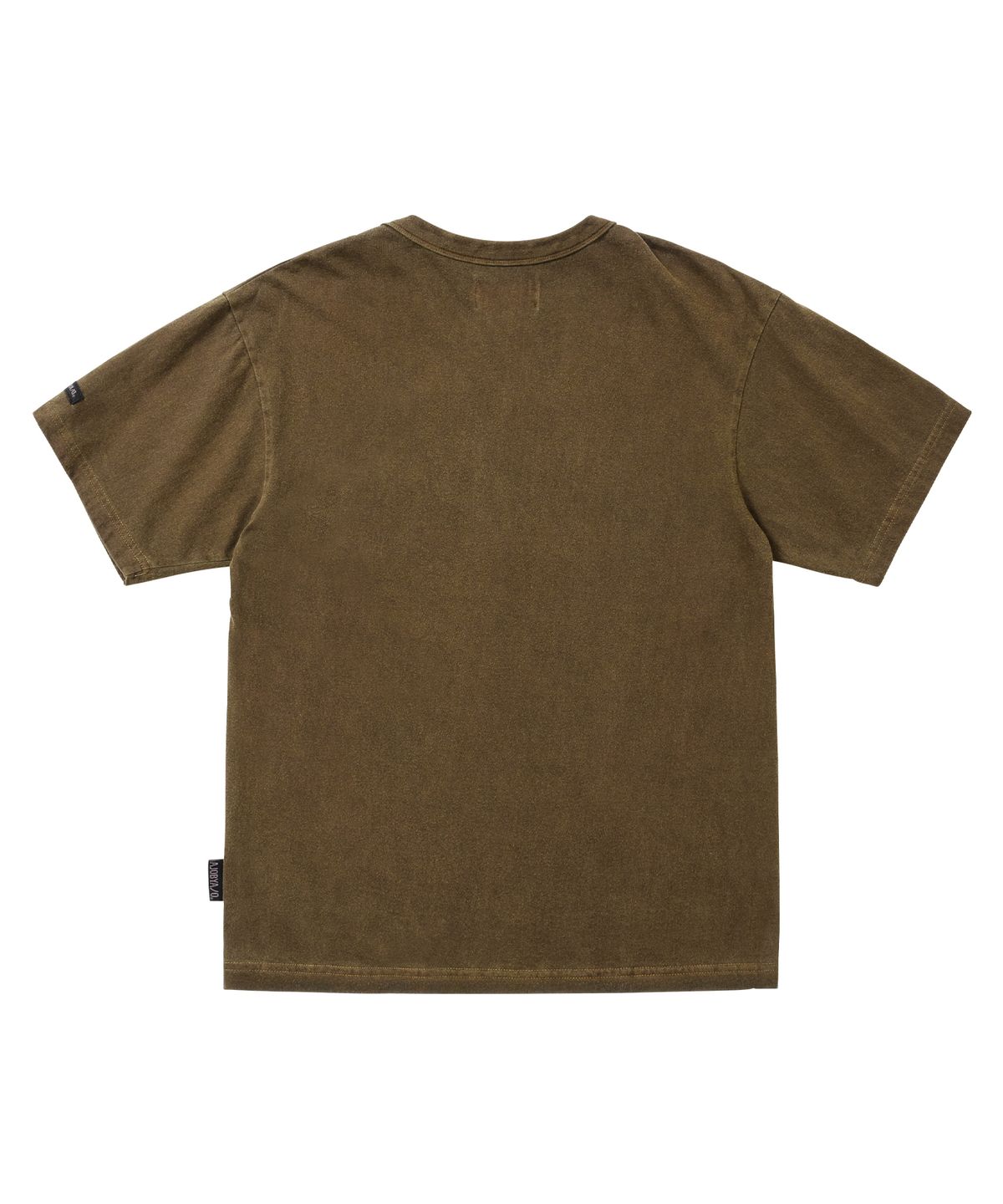 아조바이아조(AJOBYAJO) [RWK] CN Logo Washed T-Shirt [BROWN]