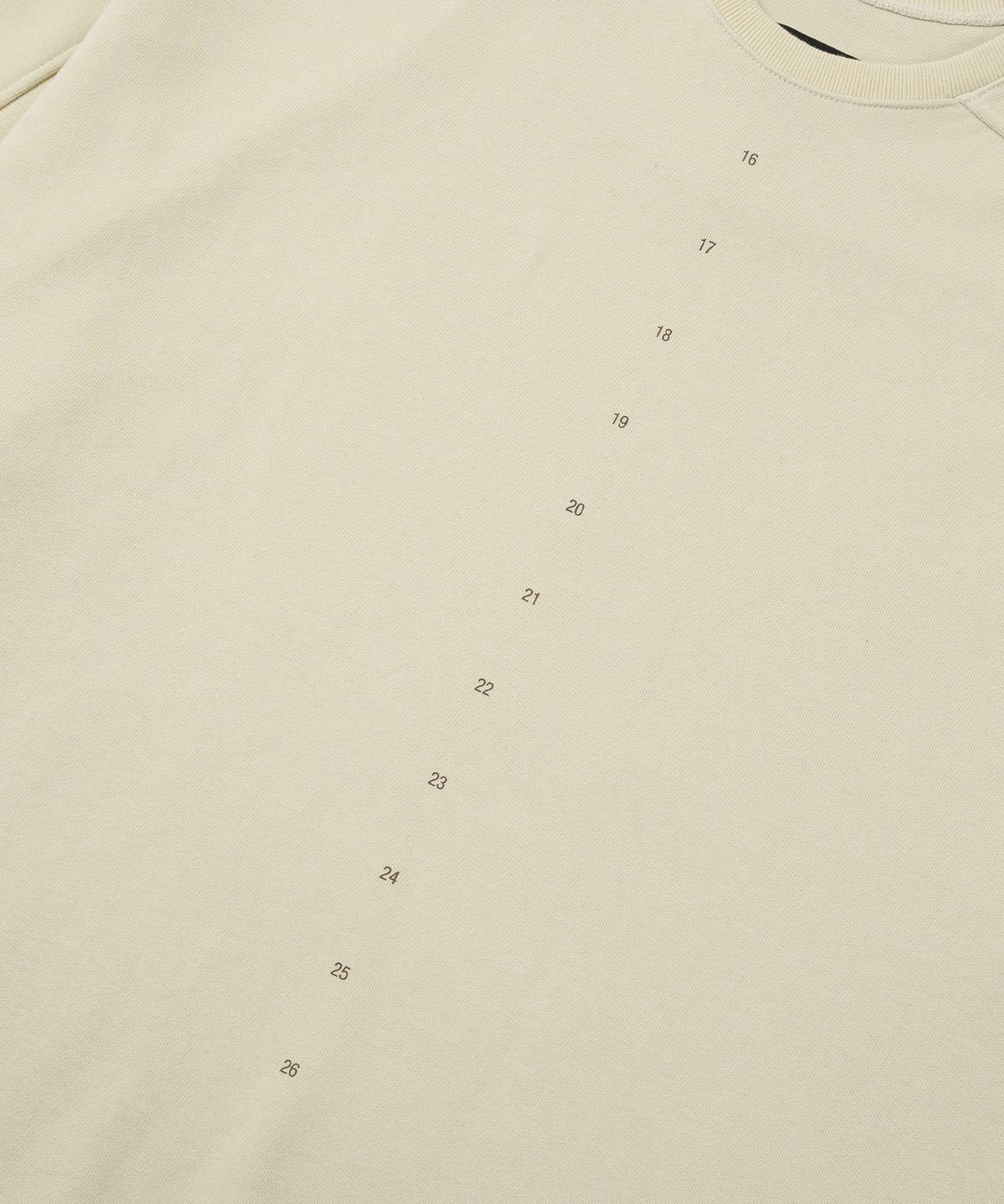 아조바이아조(AJOBYAJO) 10th Anniversary Raglan Sweatshirt [IVORY]
