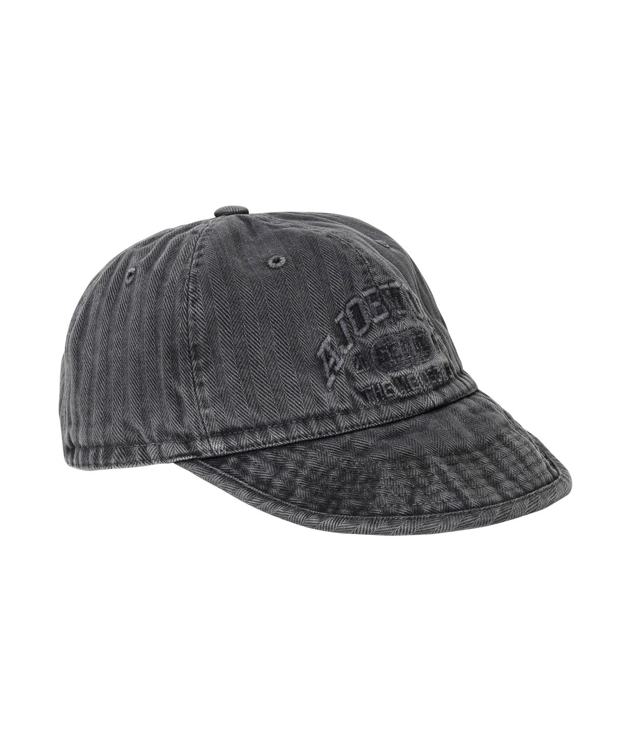 아조바이아조(AJOBYAJO) Washed Herringbone Soft Brim Cap [CHARCOAL]