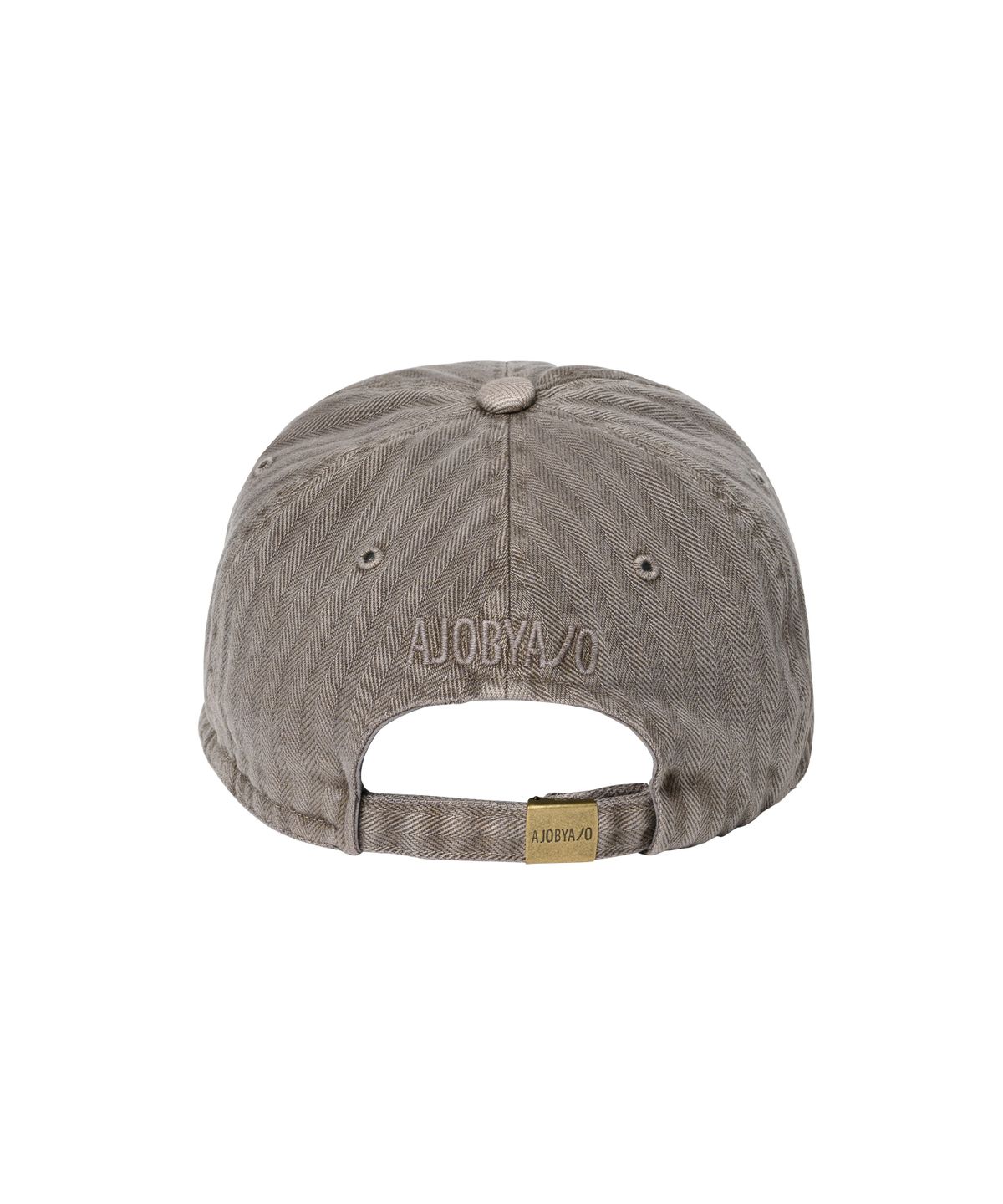 아조바이아조(AJOBYAJO) Washed Herringbone Soft Brim Cap [MOCHA]
