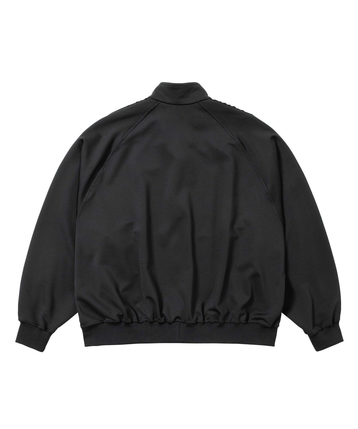 아조바이아조(AJOBYAJO) Multi Lace Trim Raglan Track Jacket [BLACK]
