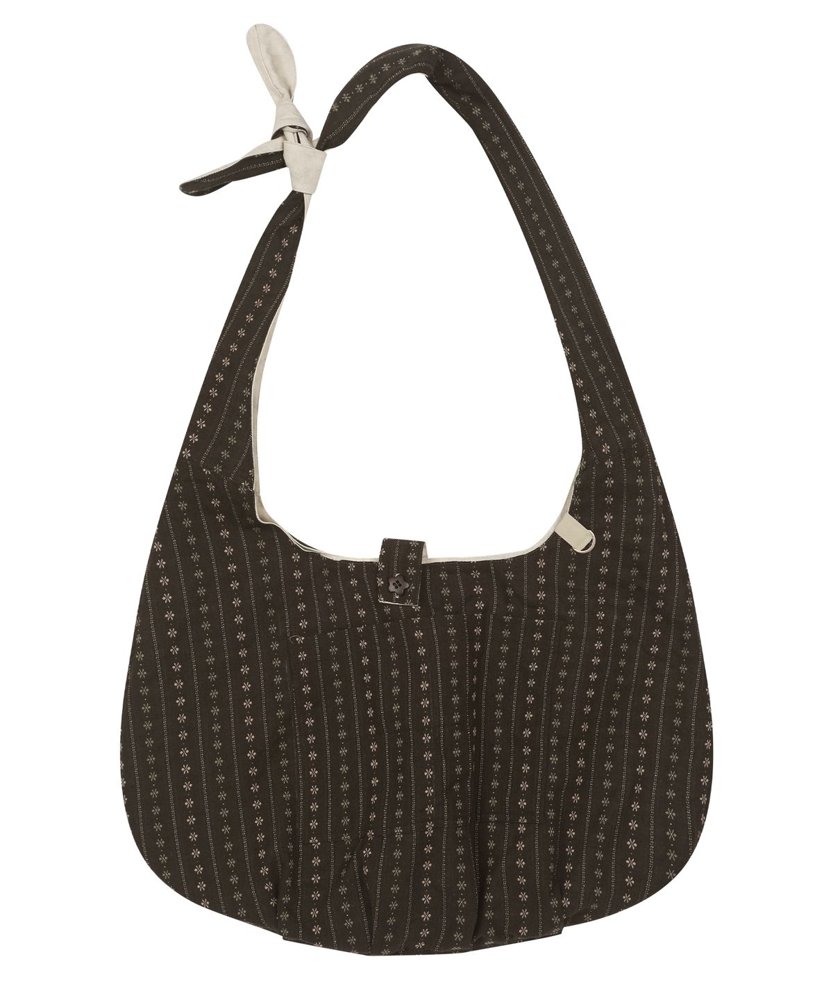 아조바이아조(AJOBYAJO) [ZGGU] Reversible Multi Pocket Tie Bag [IVORY]