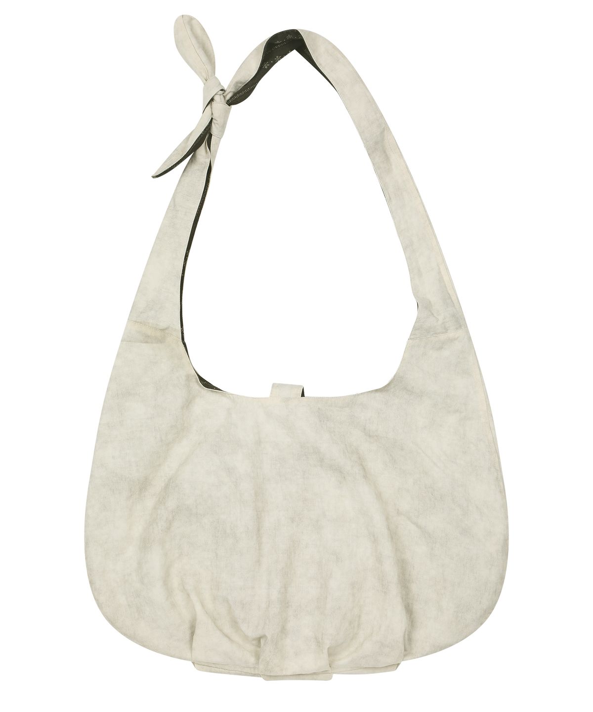 아조바이아조(AJOBYAJO) [ZGGU] Reversible Multi Pocket Tie Bag [IVORY]
