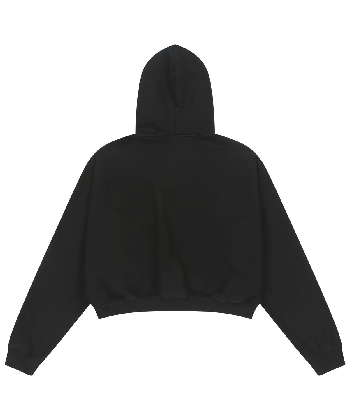 아조바이아조(AJOBYAJO) [ZGGU] Laced Multi-Drawstring Zip-Up Hoodie [BLACK]