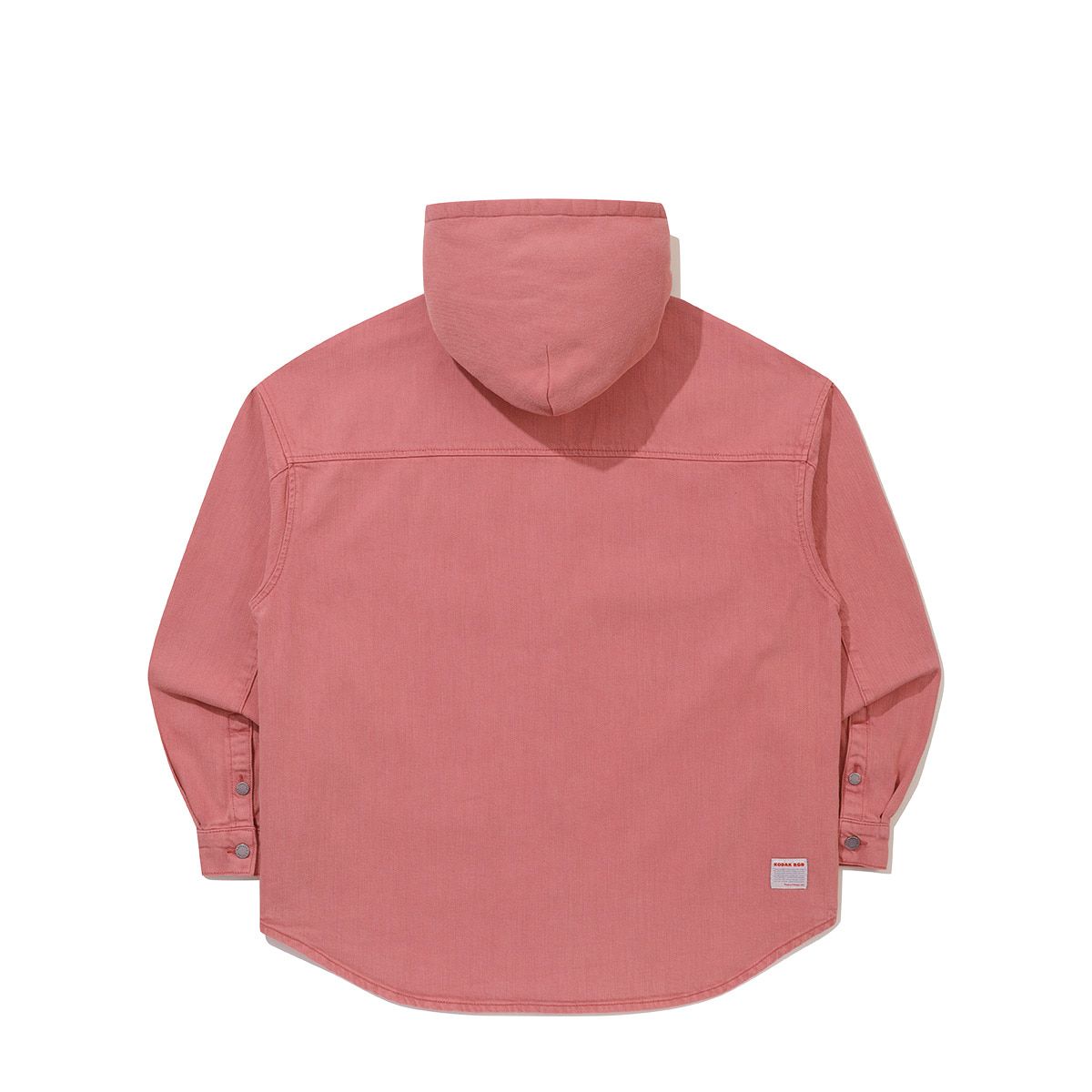 코닥(KODAK) RGB 레이어드 데님 후드 셔켓 PINK