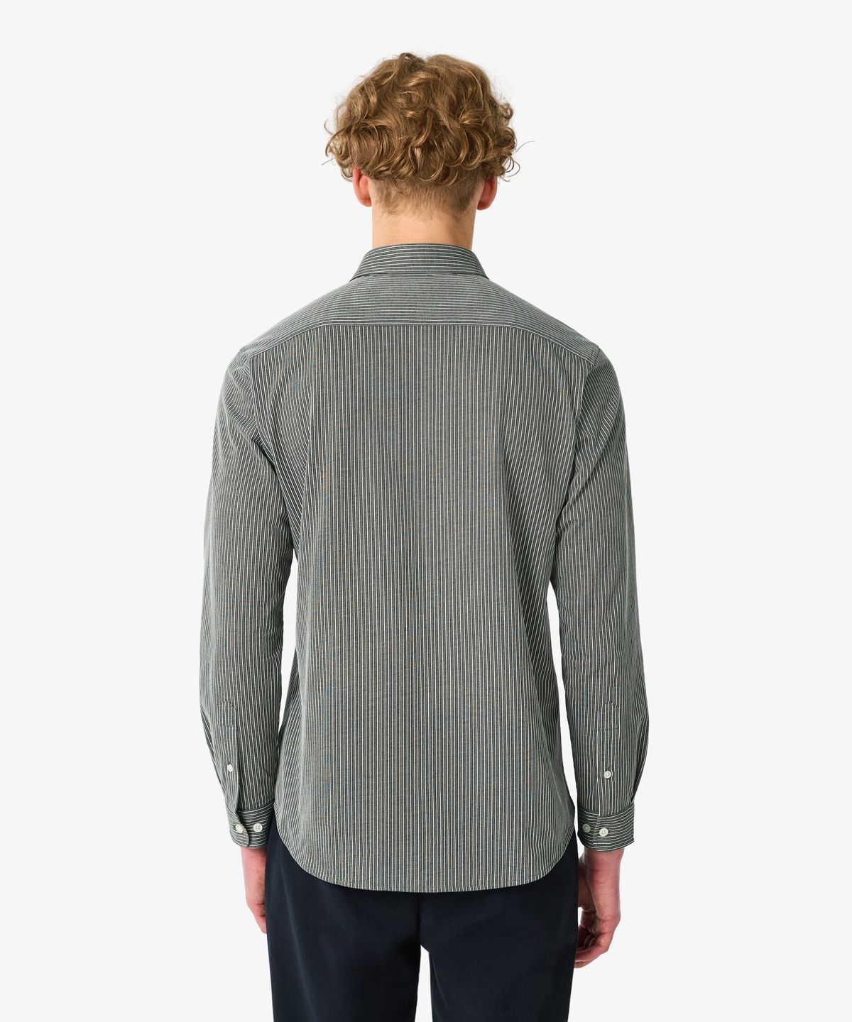 라코스테(LACOSTE) 남성 저지 스트라이프 셔츠 CH551E-56N BMY