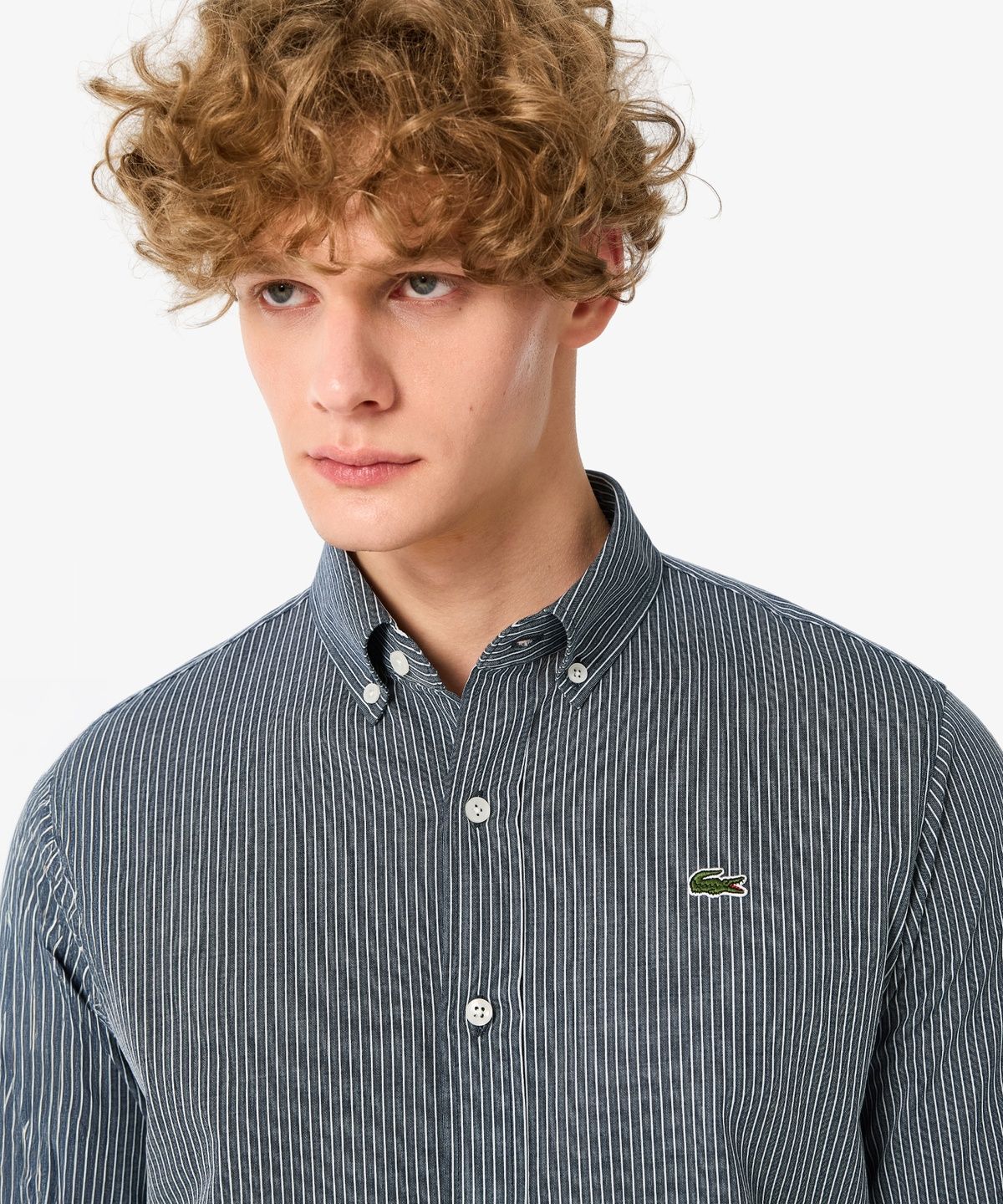 라코스테(LACOSTE) 남성 저지 스트라이프 셔츠 CH551E-56N 166