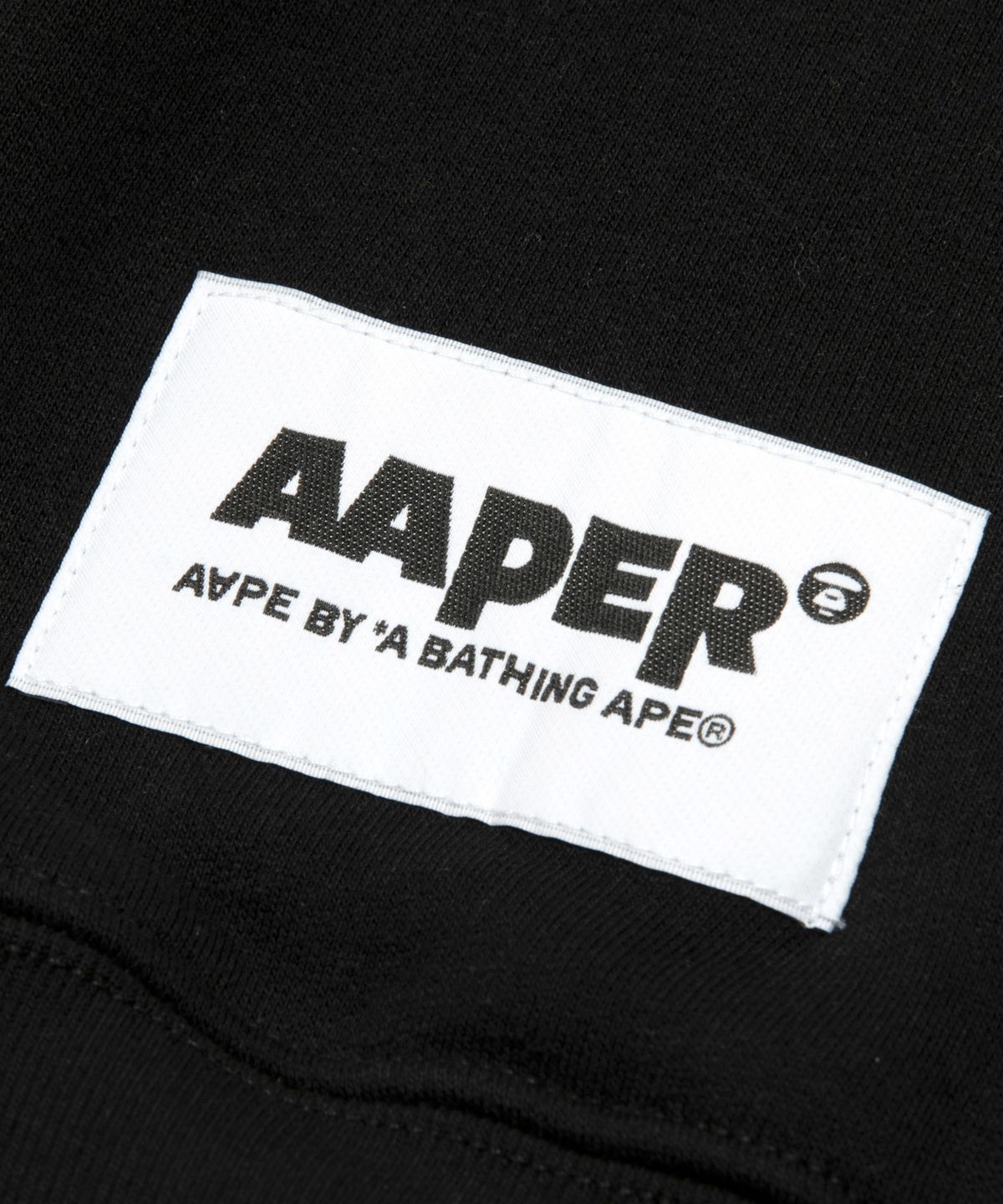 에이프(AAPE) AAPER 후드 맨투맨 / AAPSWMC370XXPBKX