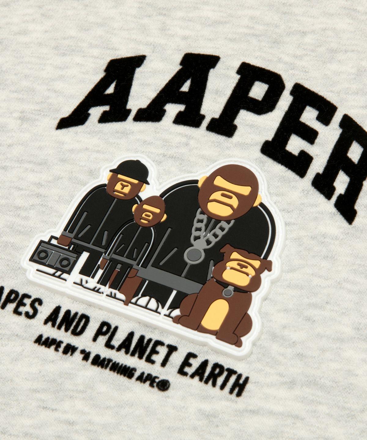 에이프(AAPE) AAPER 후드 맨투맨 / AAPSWMC370XAPWH2