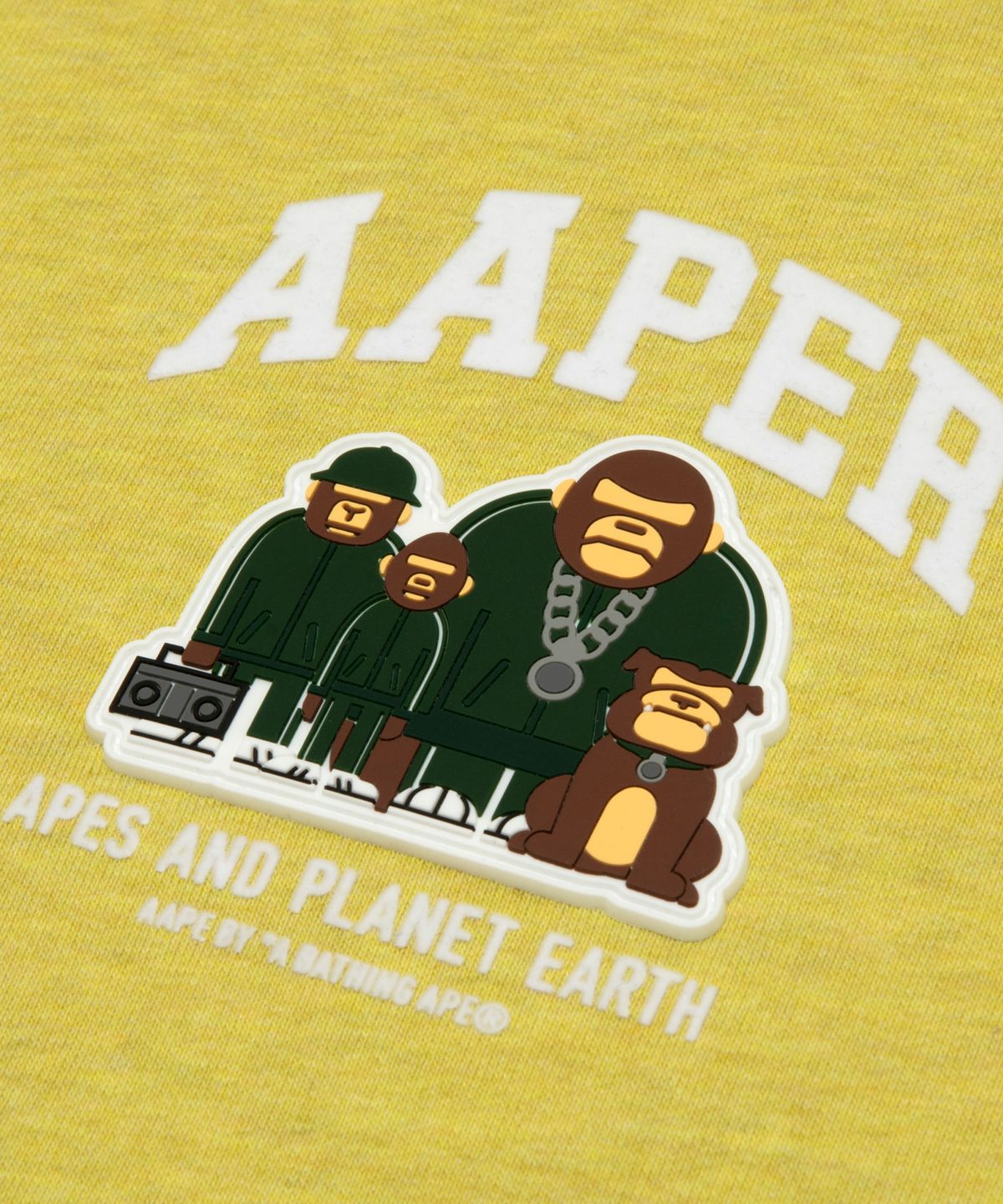 에이프(AAPE) AAPER 후드 맨투맨 / AAPSWMC370XBPYE2