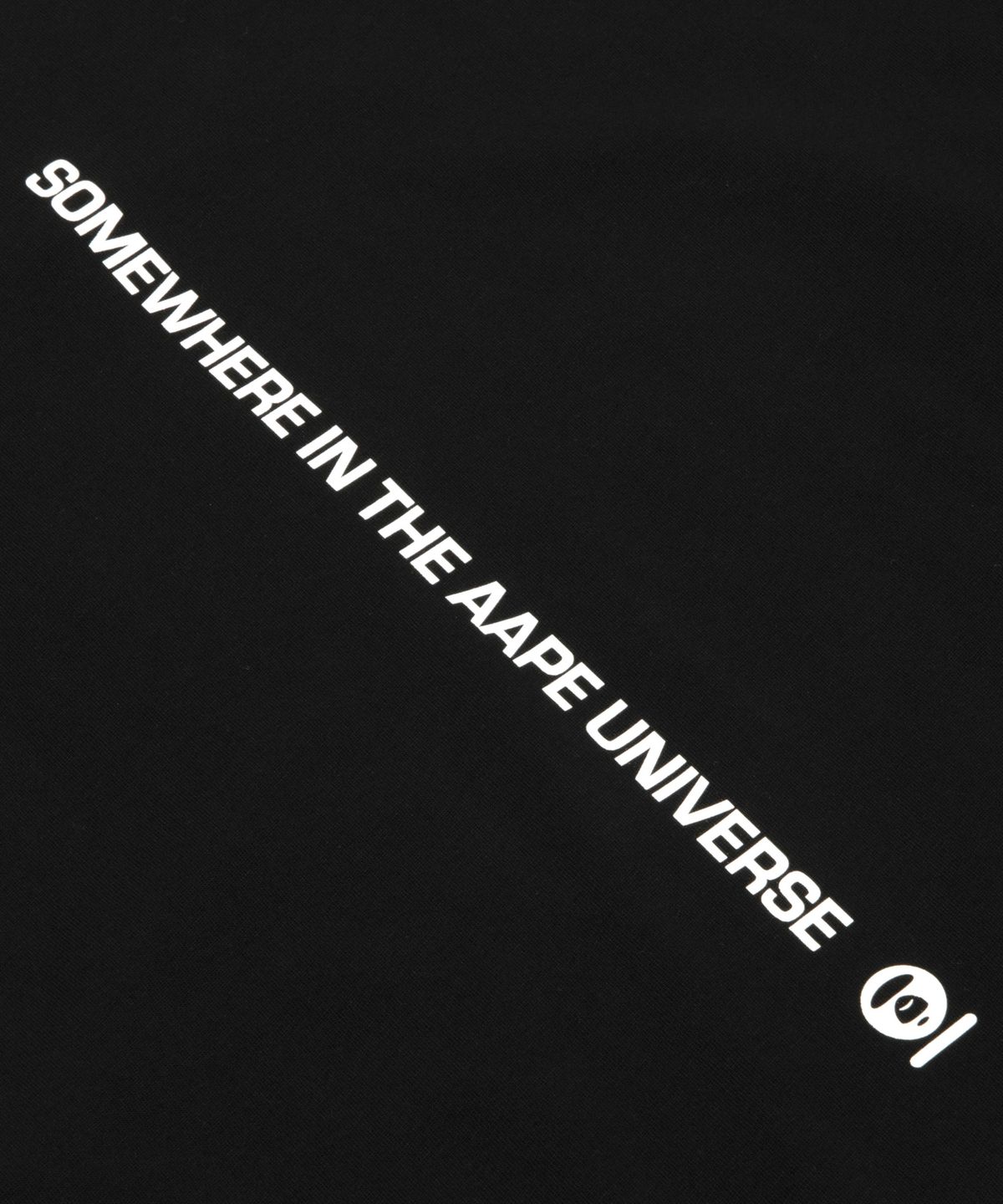 에이프(AAPE) AAPENOW 라운드 로고 스프라이트 롱 티셔츠 / AAPLTM1716XXPBKX