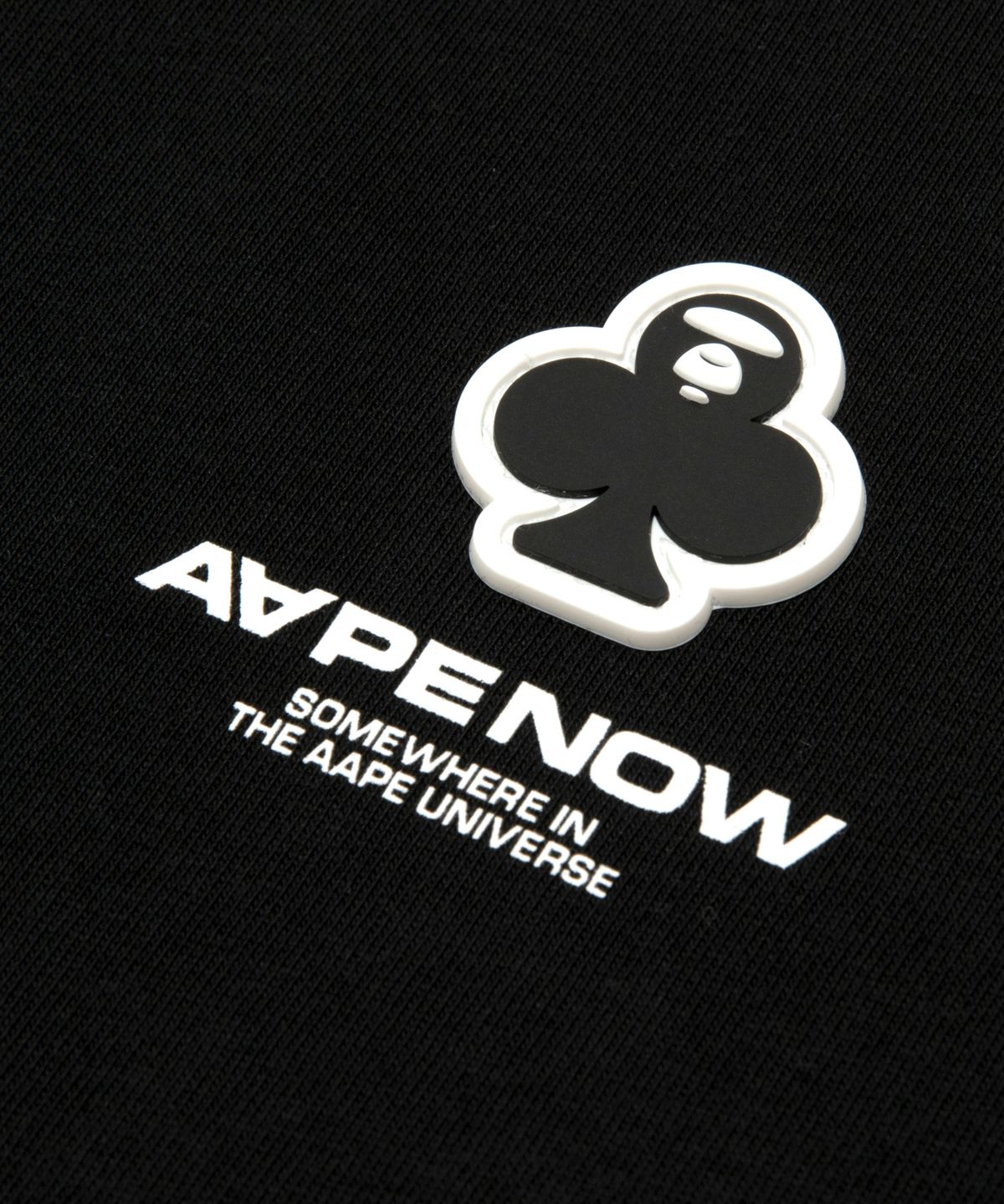에이프(AAPE) AAPENOW 라운드 로고 스프라이트 롱 티셔츠 / AAPLTM1716XXPBKX