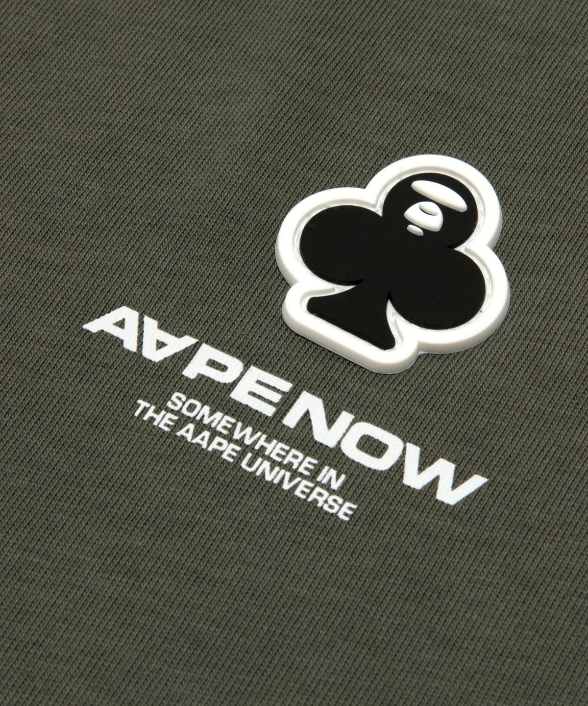 에이프(AAPE) AAPENOW 라운드 로고 스프라이트 롱 티셔츠 / AAPLTM1716XXPKHE