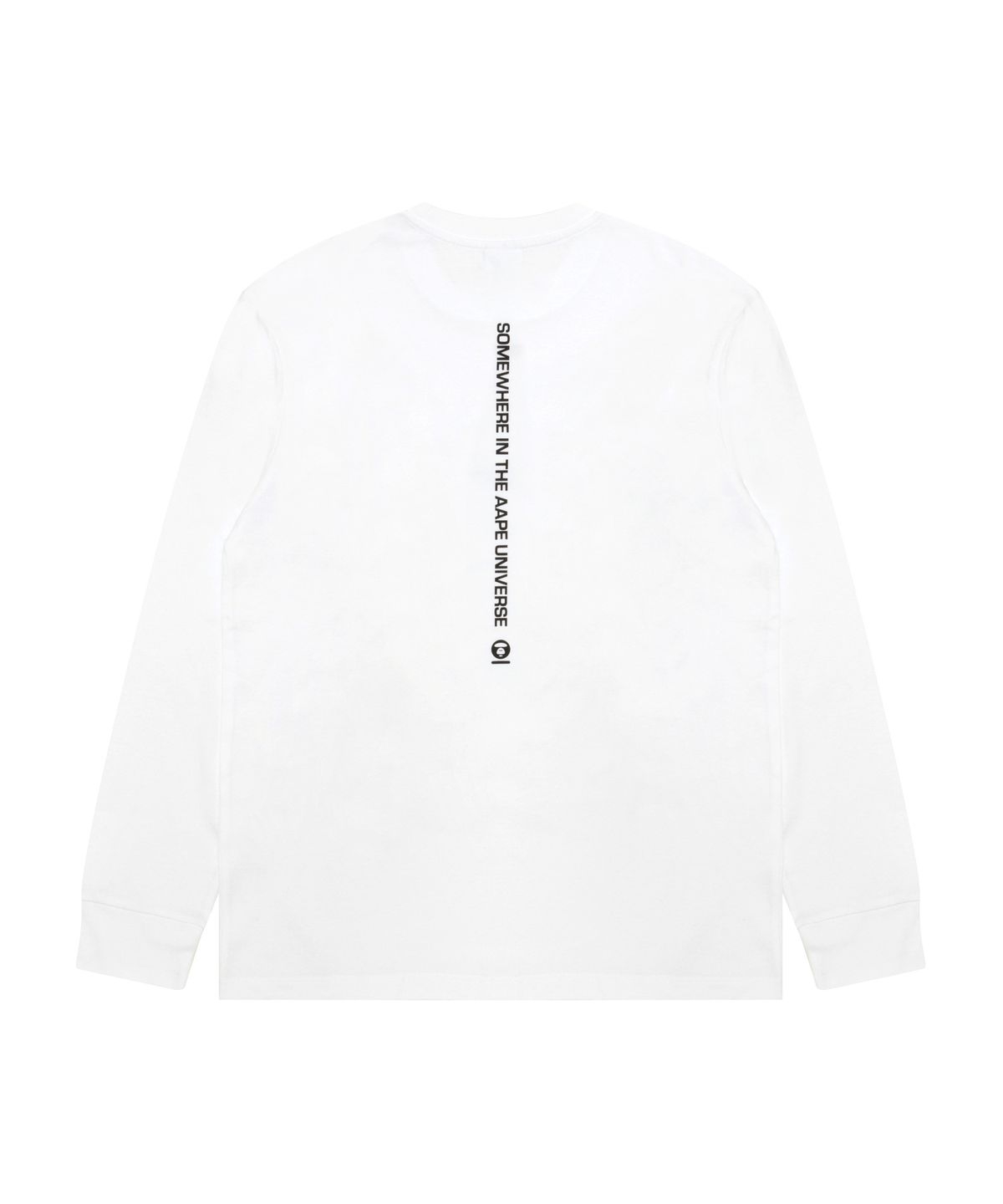 에이프(AAPE) AAPENOW 라운드 로고 스프라이트 롱 티셔츠 / AAPLTM1716XXPWHX