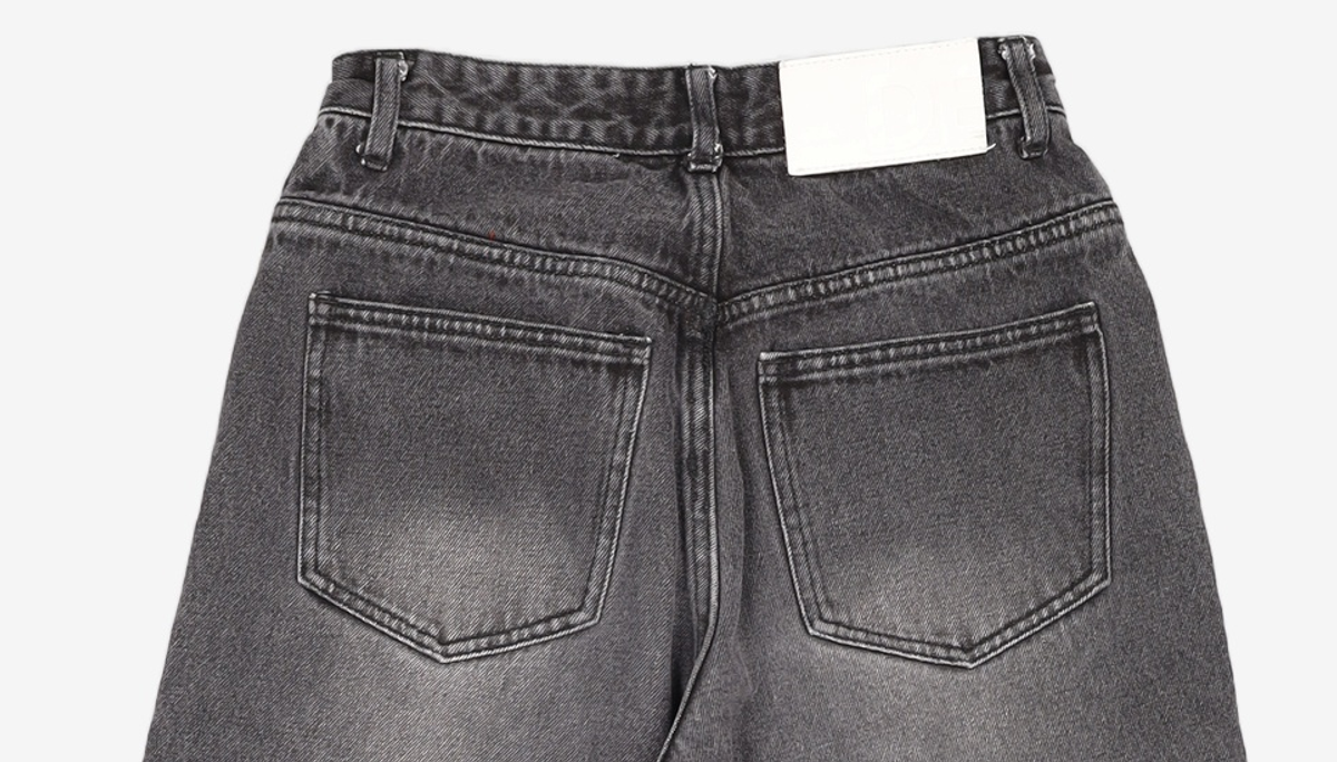 데케트(DECET) Balloon Wide Jeans DCPT055Black 24