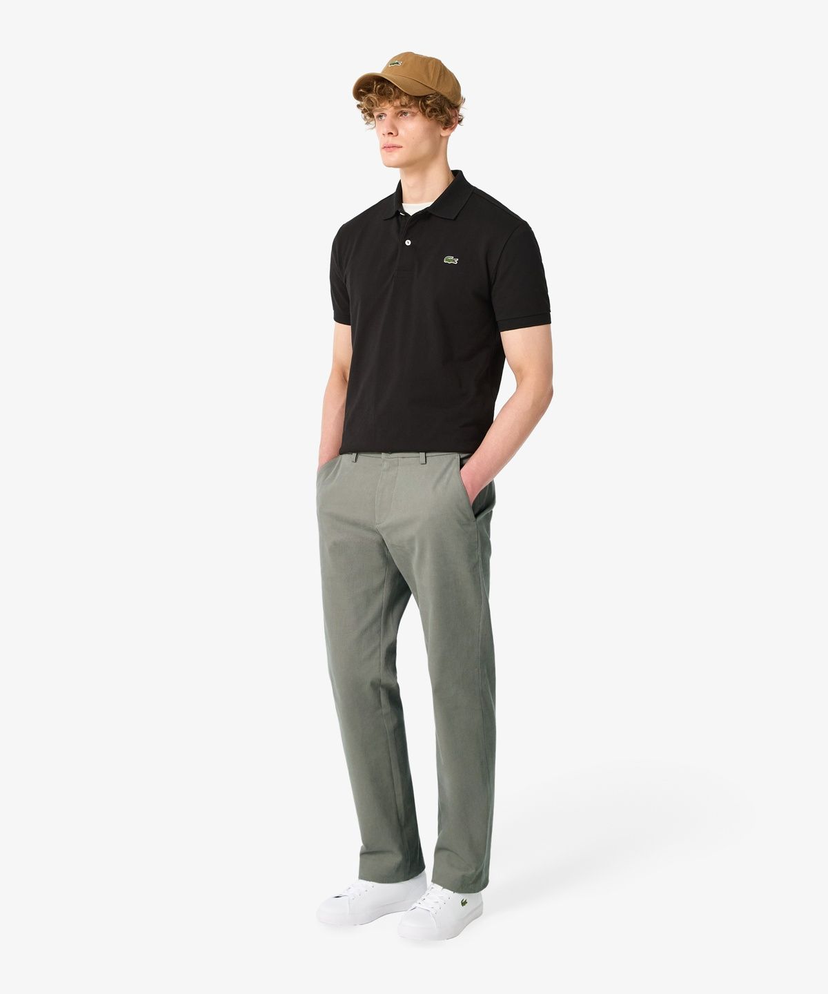 라코스테(LACOSTE) 남성 골조직 치노 팬츠 HH630E-56N I18
