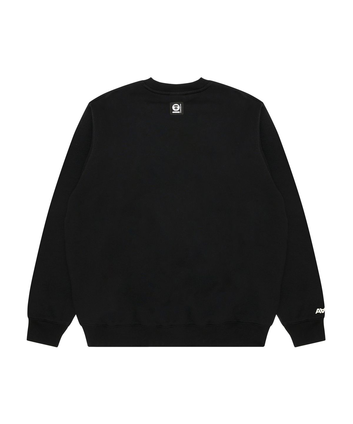 에이프(AAPE) AAPENOW 라운드로고 베이직 라운드넥 맨투맨 / AAPSWMC348XXPBKX