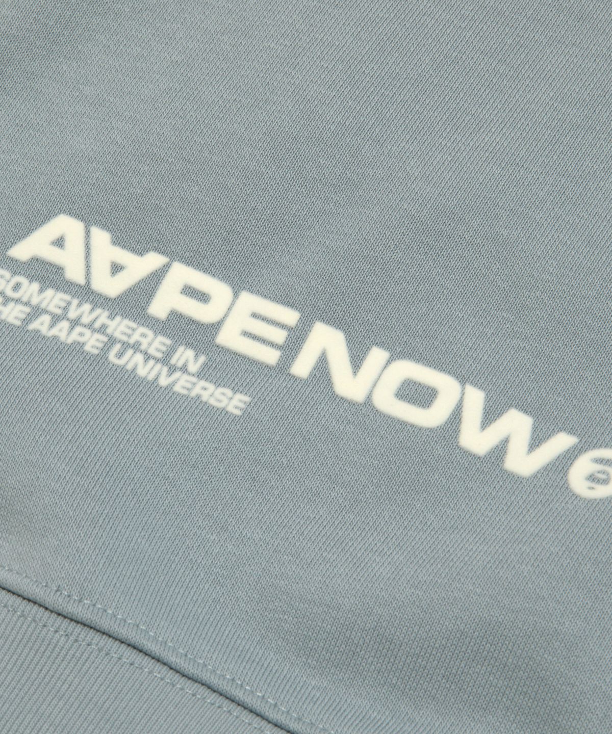 에이프(AAPE) AAPENOW 라운드로고 베이직 라운드넥 맨투맨 / AAPSWMC348XXPGYK