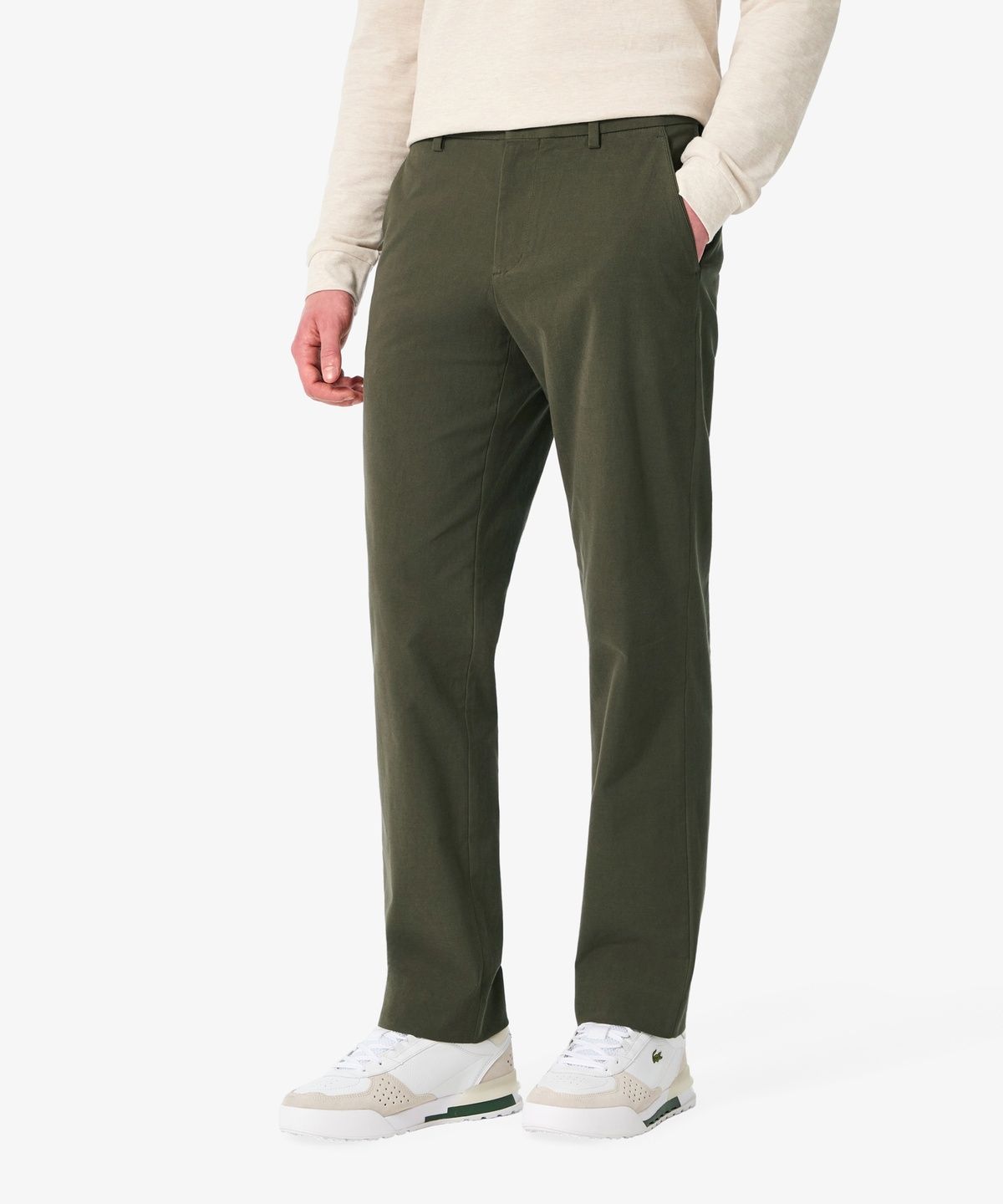 라코스테(LACOSTE) 남성 고밀도 코튼 스트레치 팬츠 HH635E-56N BMY