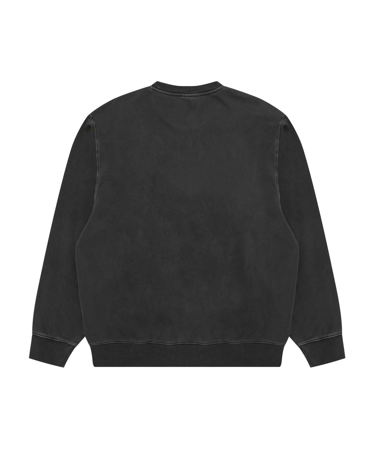 에이프(AAPE) AAPENOW 라운드 로고 워싱 플리스 맨투맨 / AAPSWMC350XXPBKL