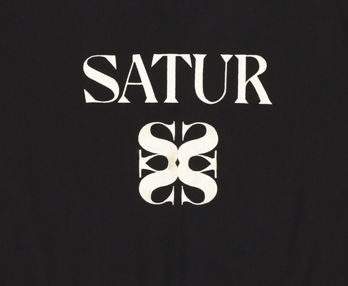 세터(SATUR) (W) 클래식 로고 스웨트셔츠 클래식 블랙 M