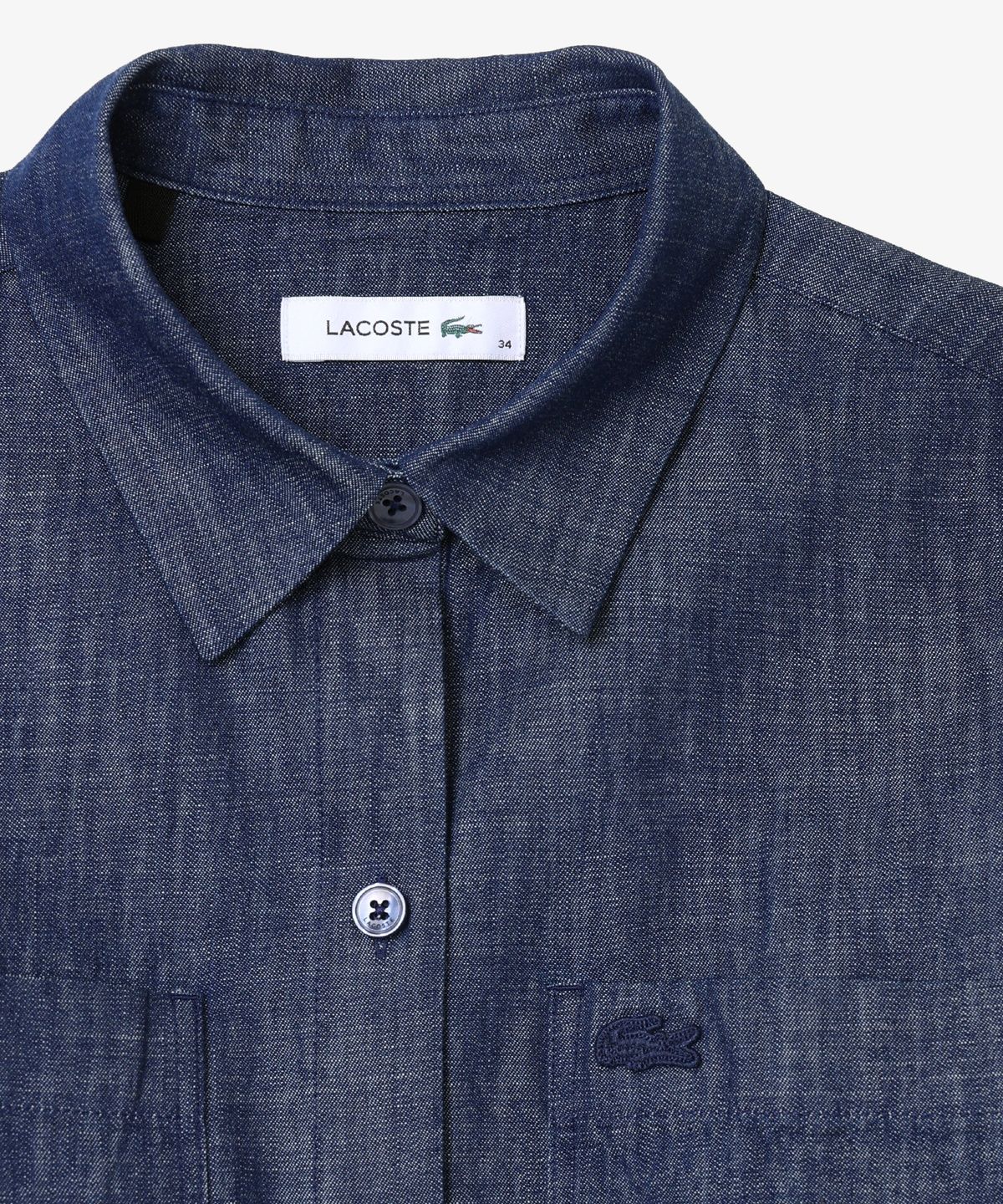라코스테(LACOSTE) 여성 데님 아우터형 셔츠 CF115E-56N 36L