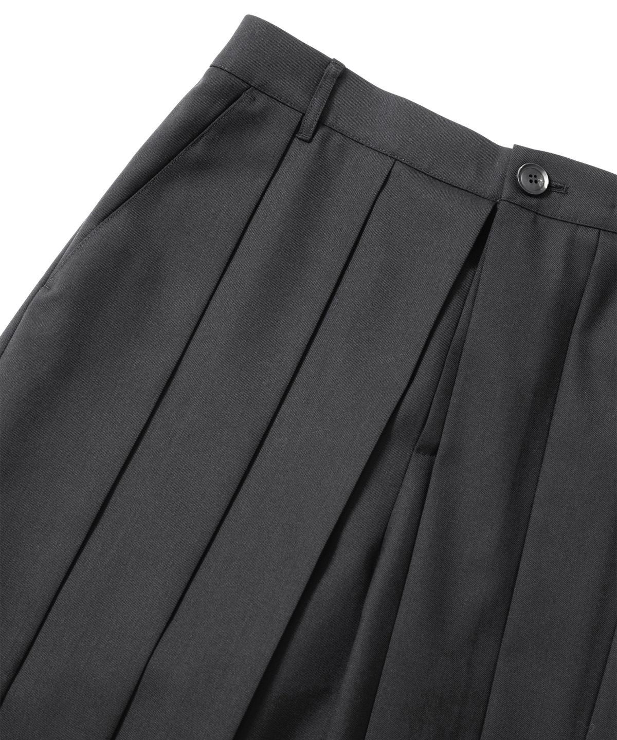 아조바이아조(AJOBYAJO) Wool Blend Hakama Pants [BLACK]