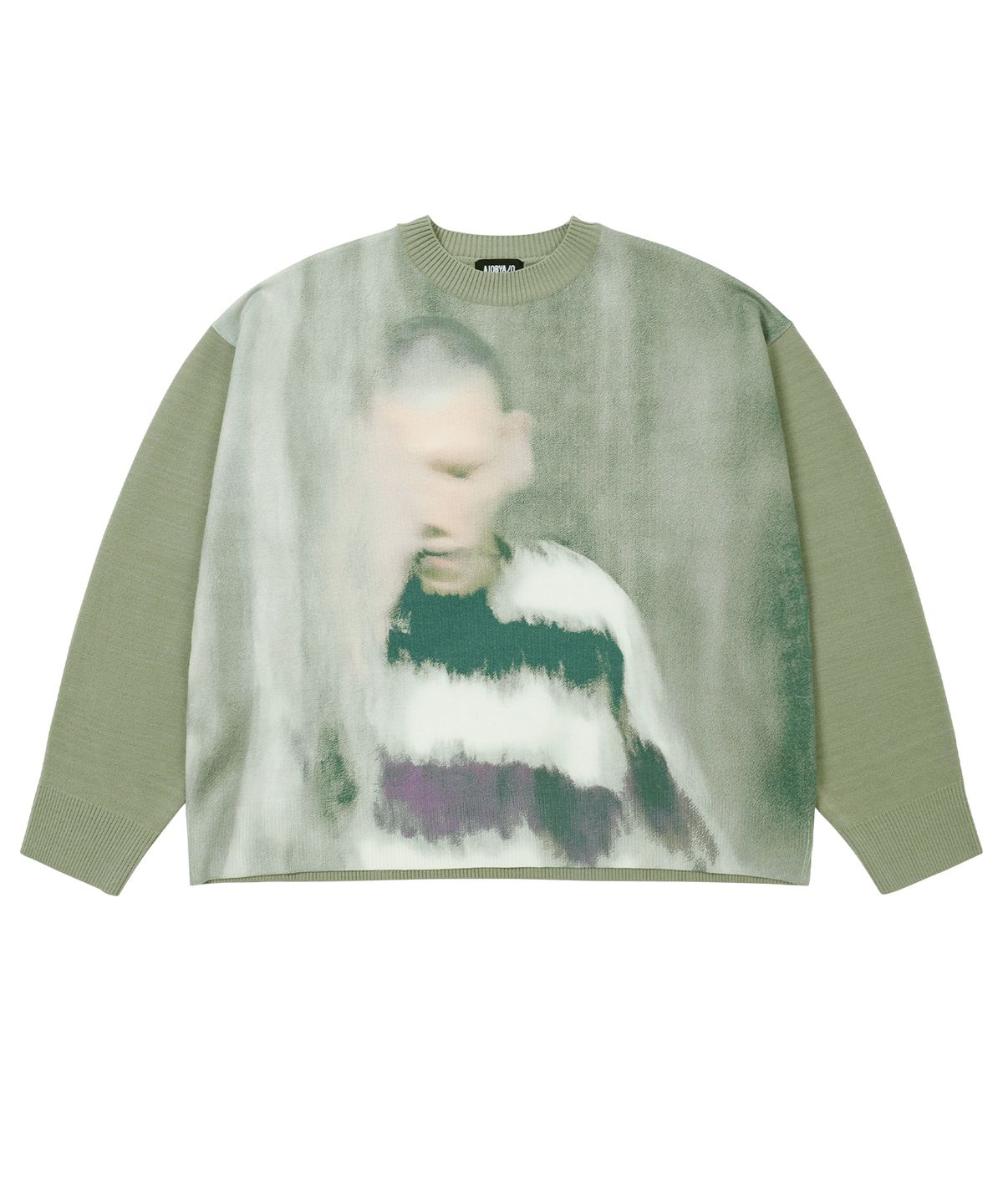 아조바이아조(AJOBYAJO) Jack a Dull Boy Watercolor Sweater [MINT]