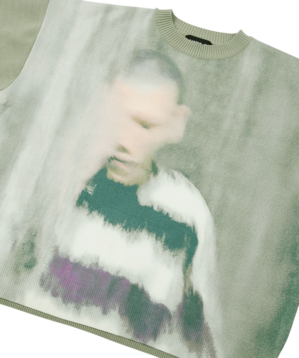 아조바이아조(AJOBYAJO) Jack a Dull Boy Watercolor Sweater [MINT]