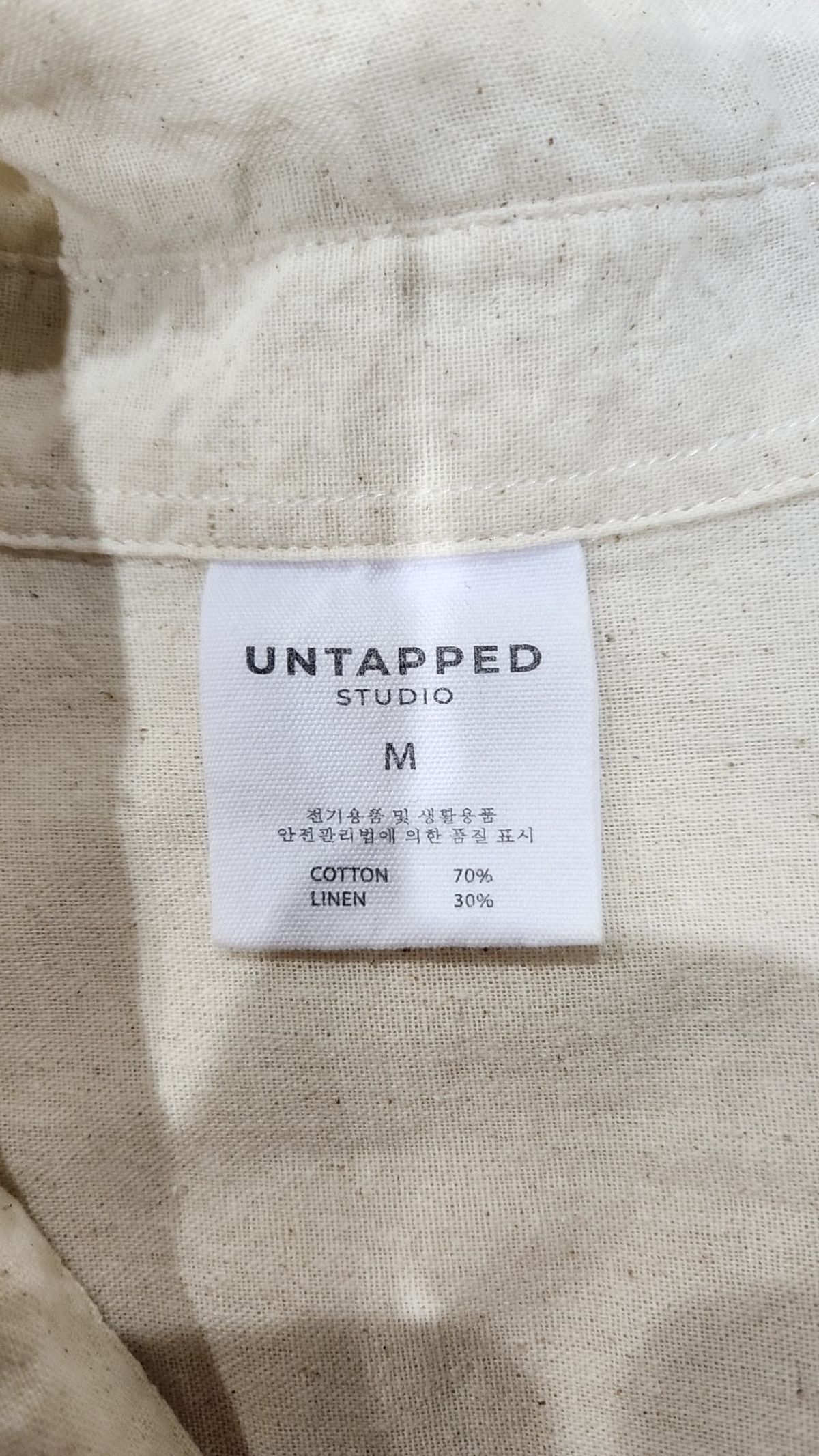 언탭트 스튜디오(UNTAPPED STUDIO) 캐주얼 셔츠 M