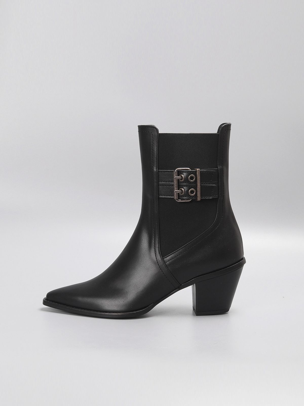 루시크루(LUCY CREW) 웨스턴 버클 앵클부츠 LC729_6cm