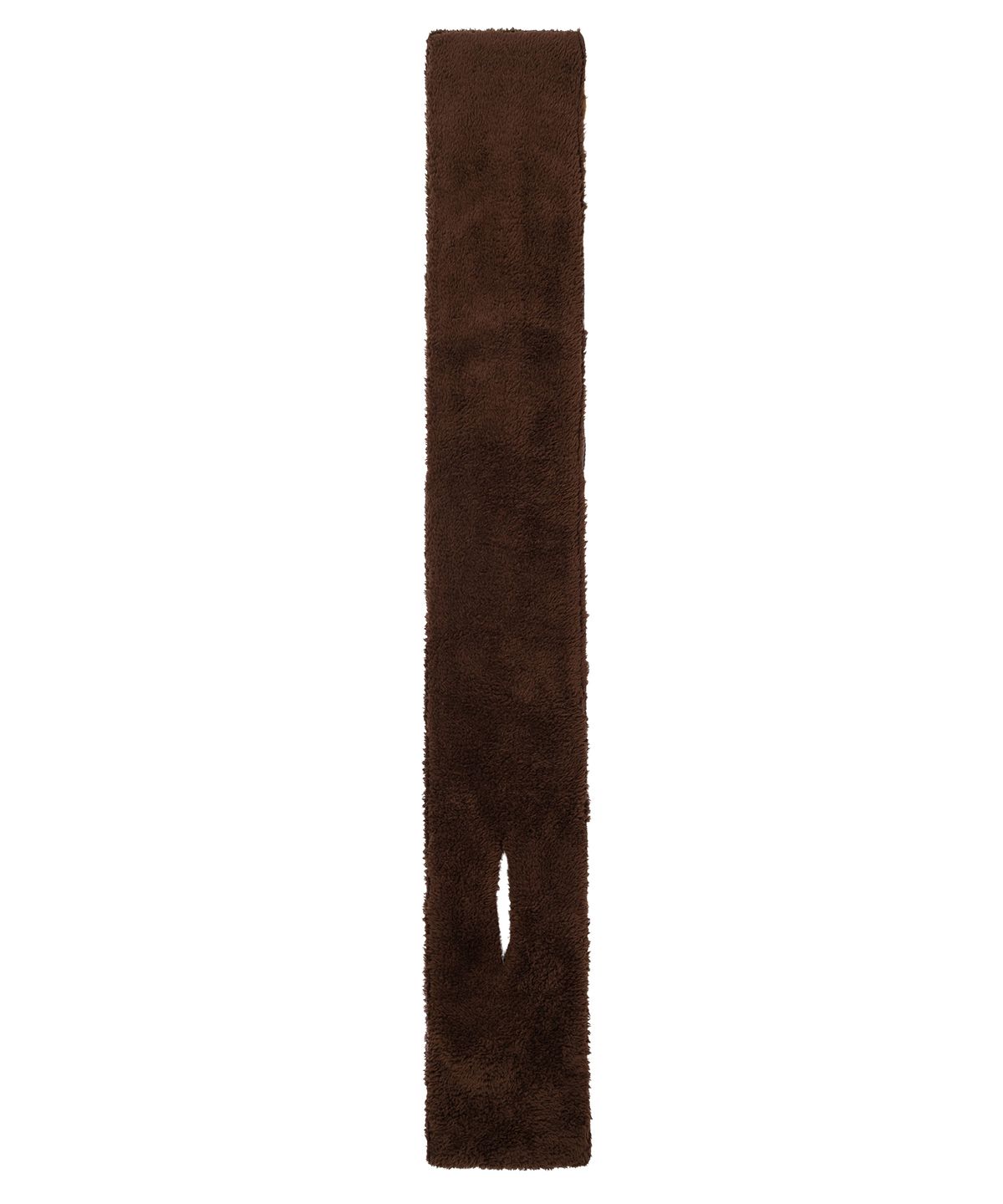 아조바이아조(AJOBYAJO) Mixed Fabric Muffler [BROWN]