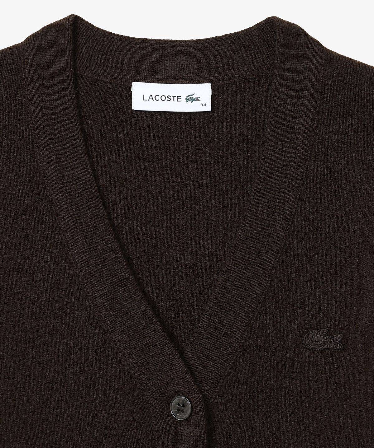 라코스테(LACOSTE) 여성 베이직 브이넥 가디건 AF201E-56N DPD