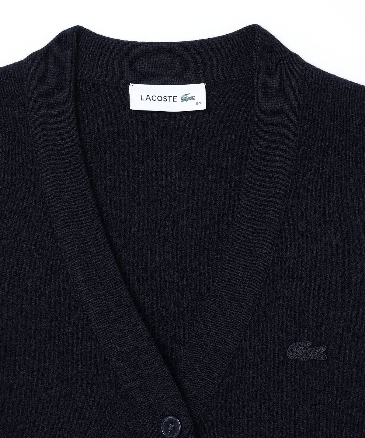 라코스테(LACOSTE) 여성 베이직 브이넥 가디건 AF201E-56N HDE