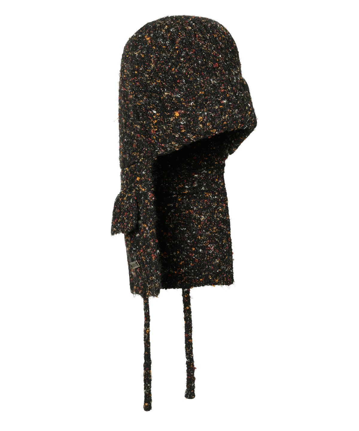 아조바이아조(AJOBYAJO) Speckled Knit Trooper Hat [BLACK]
